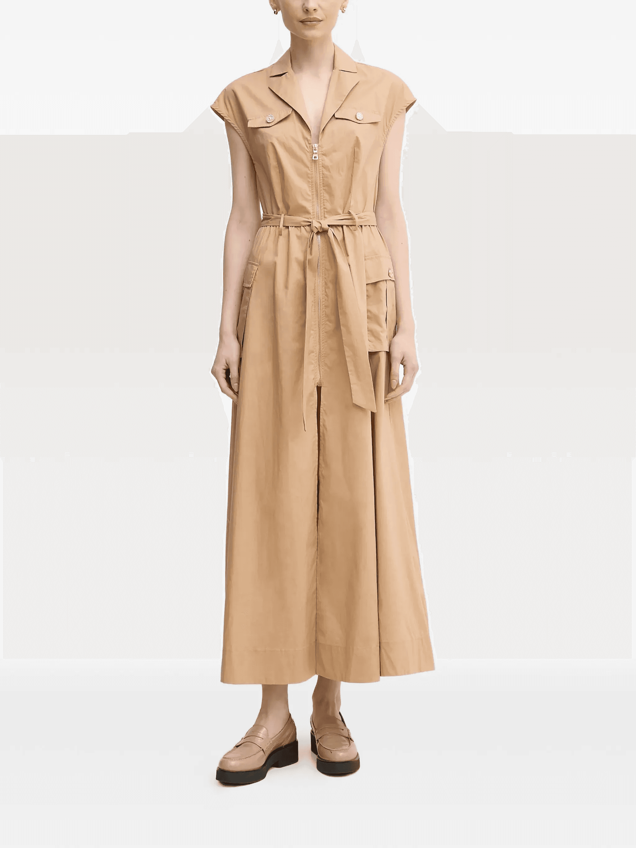 belted maxi dress - Image 1