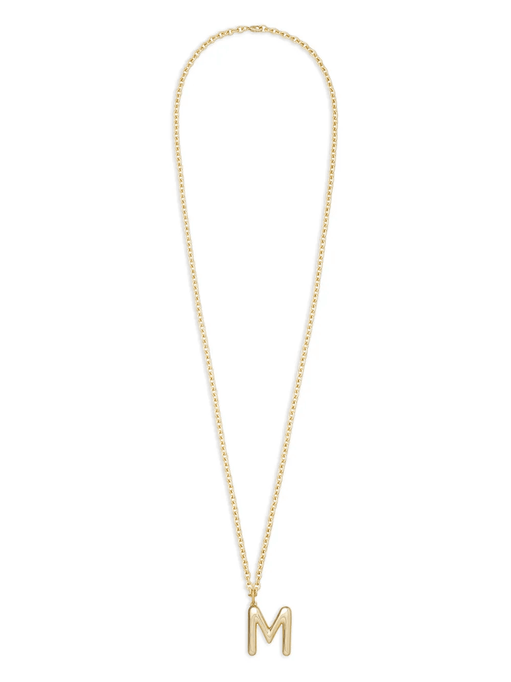 Big Puffy Initial necklace - Image 1