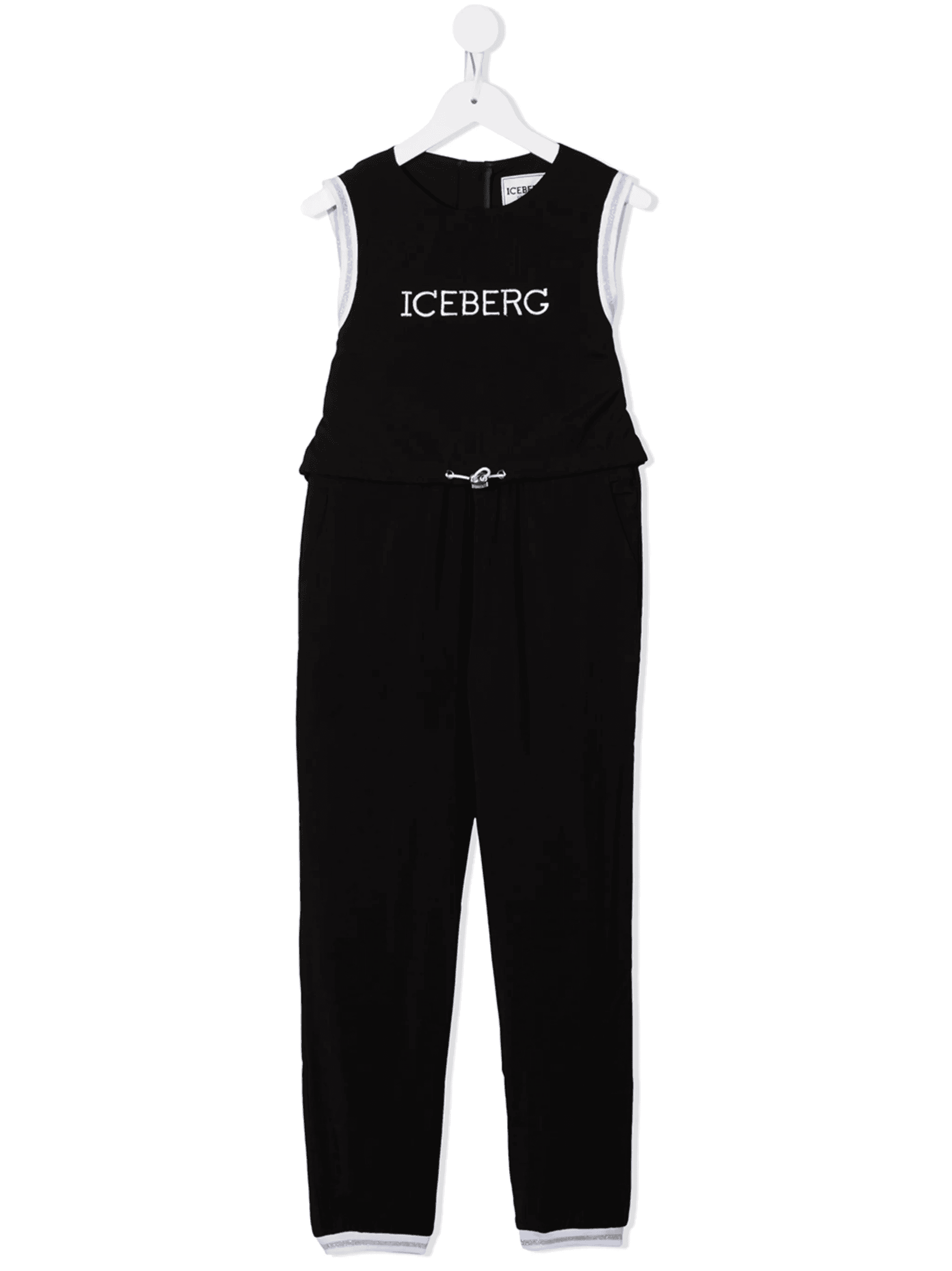 embroidered-logo jumpsuit - Image 1