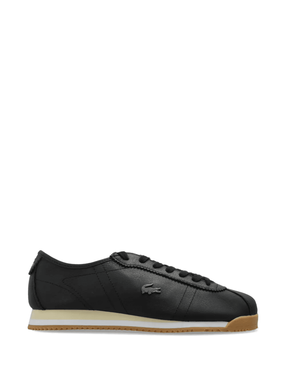 low-top leather sneakers - Image 1