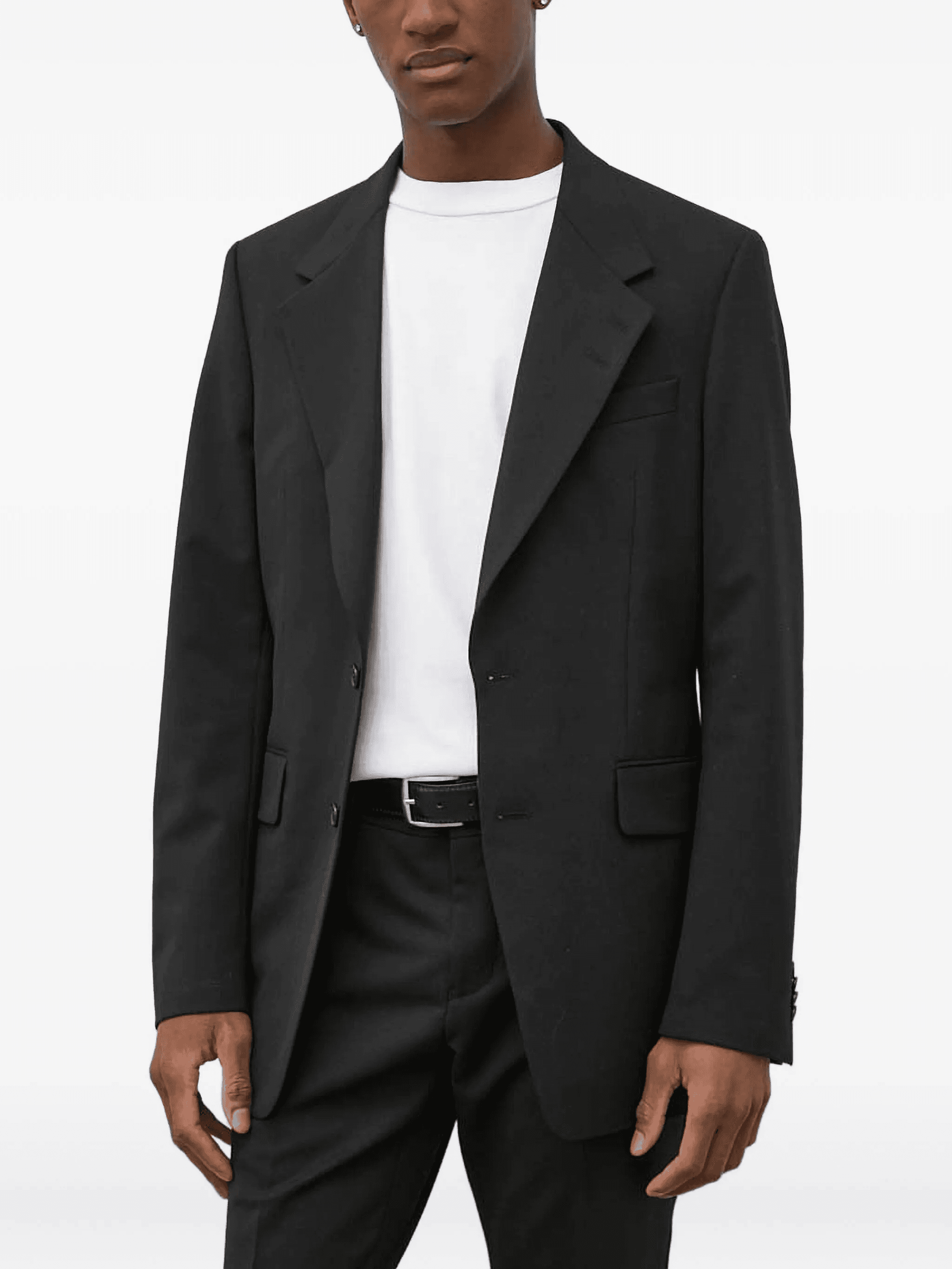 buttoned single-breasted blazer - Image 1