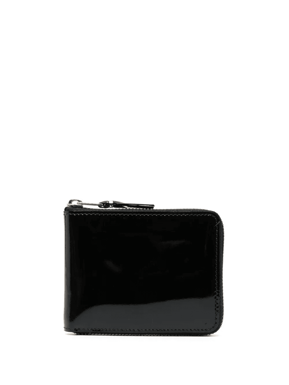 patent leather zipped wallet - Image 1