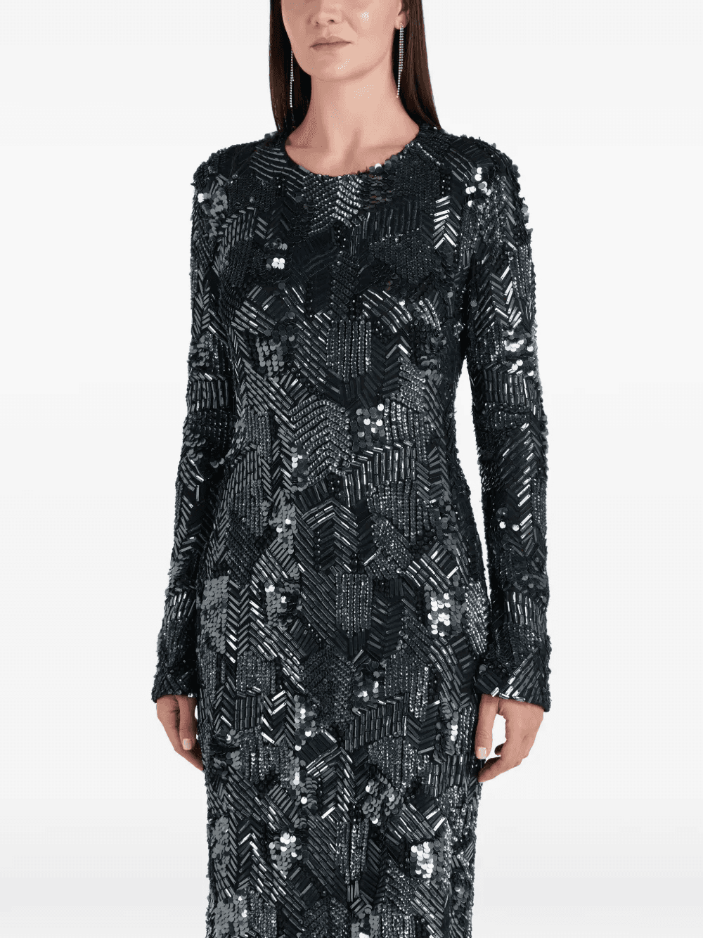 sequin-embellished maxi dress - Image 1