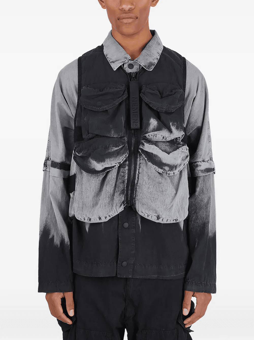 zip-up pocket gilet - Image 1