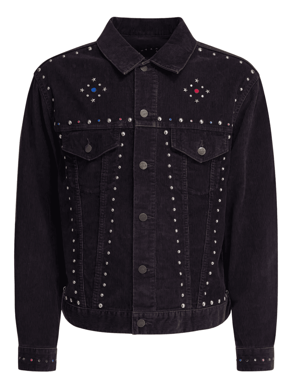 studded embroidered jacket - Image 1