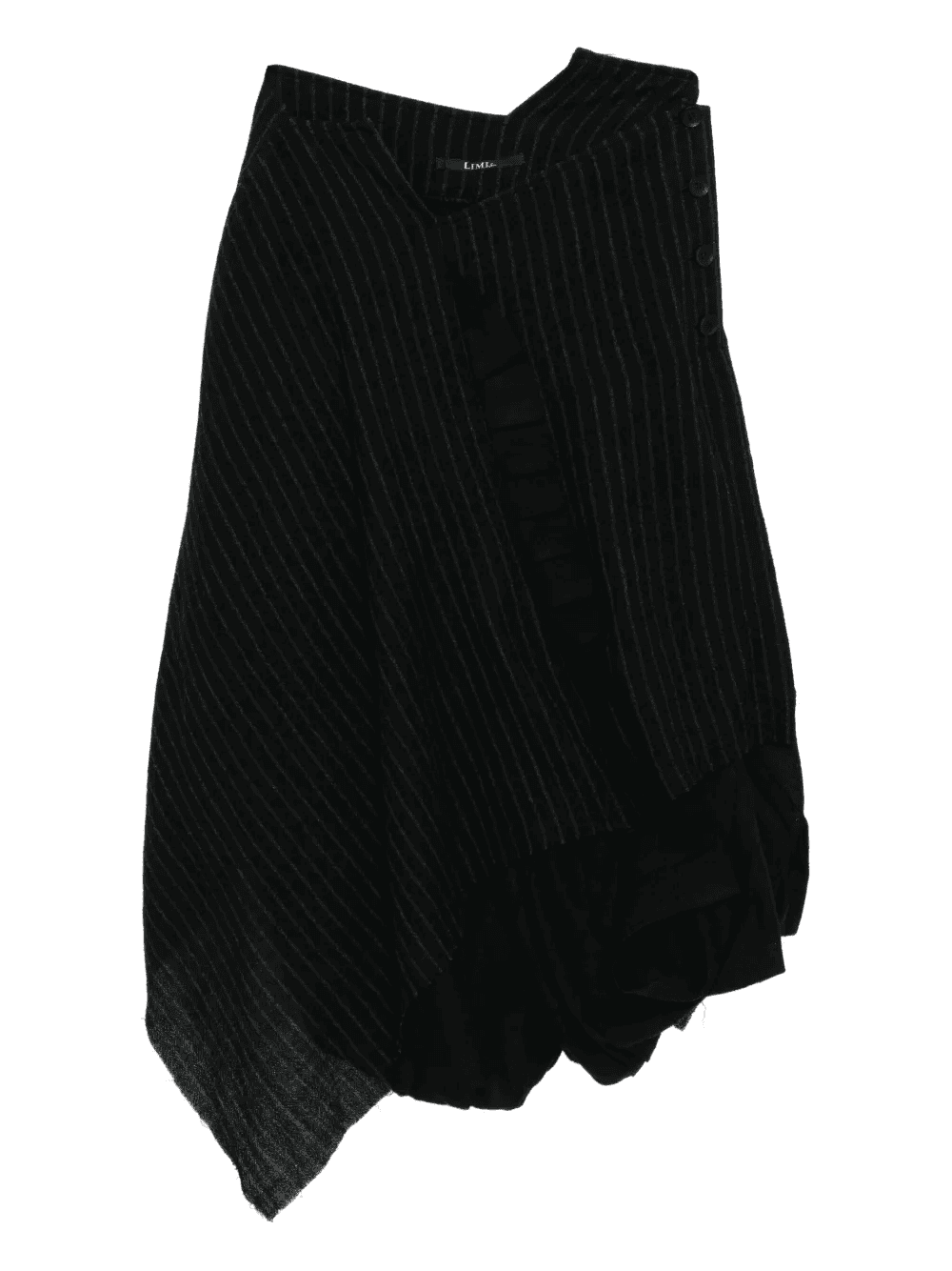 stripe gauze pleats skirt - Image 1