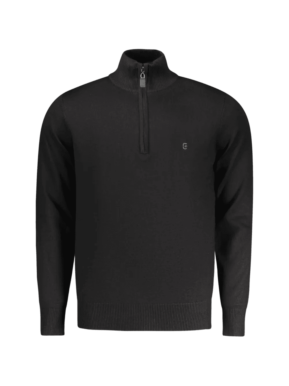quarter-zip knit sweater - Image 1