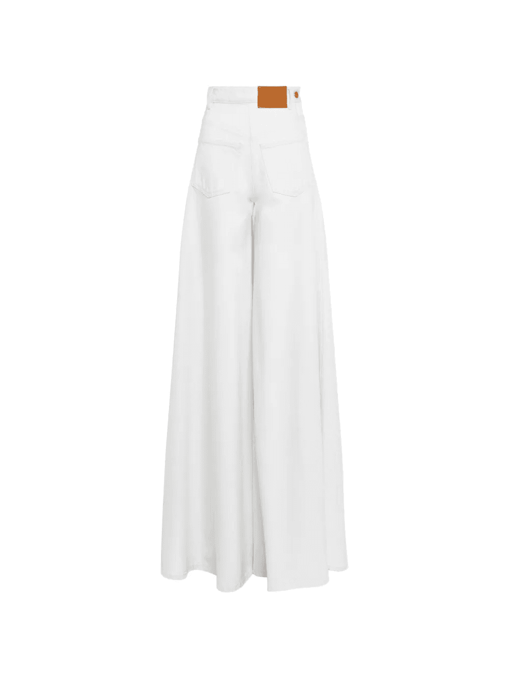 logo-patch wide-leg jeans - Image 1