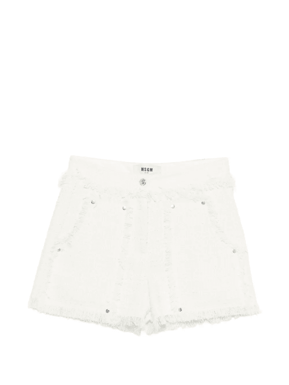 fringed-detail pocket shorts - Image 1