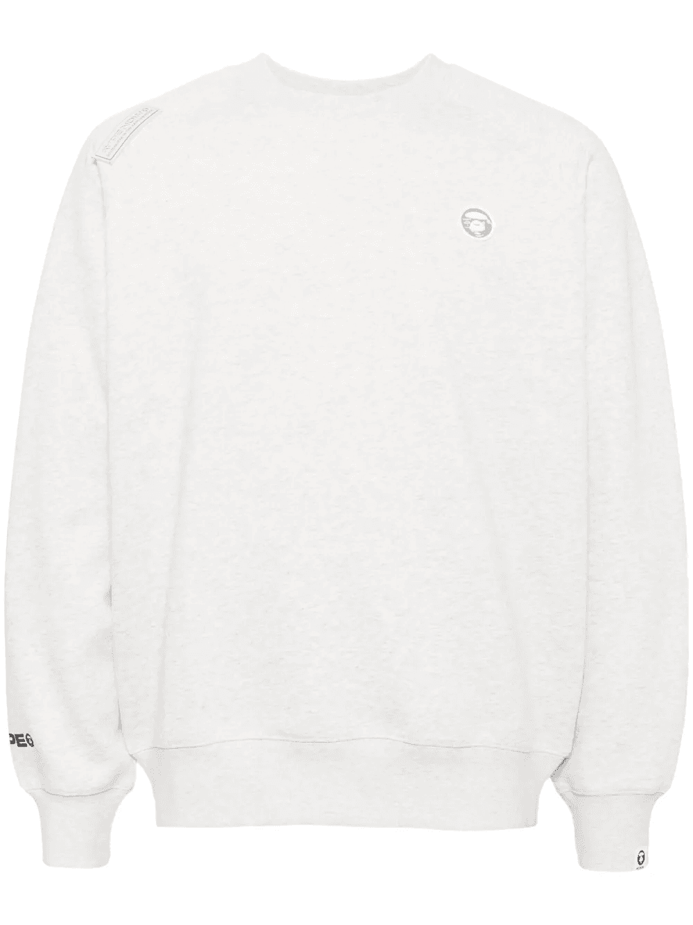 logo-patch crew-neck sweatshirt - Image 1