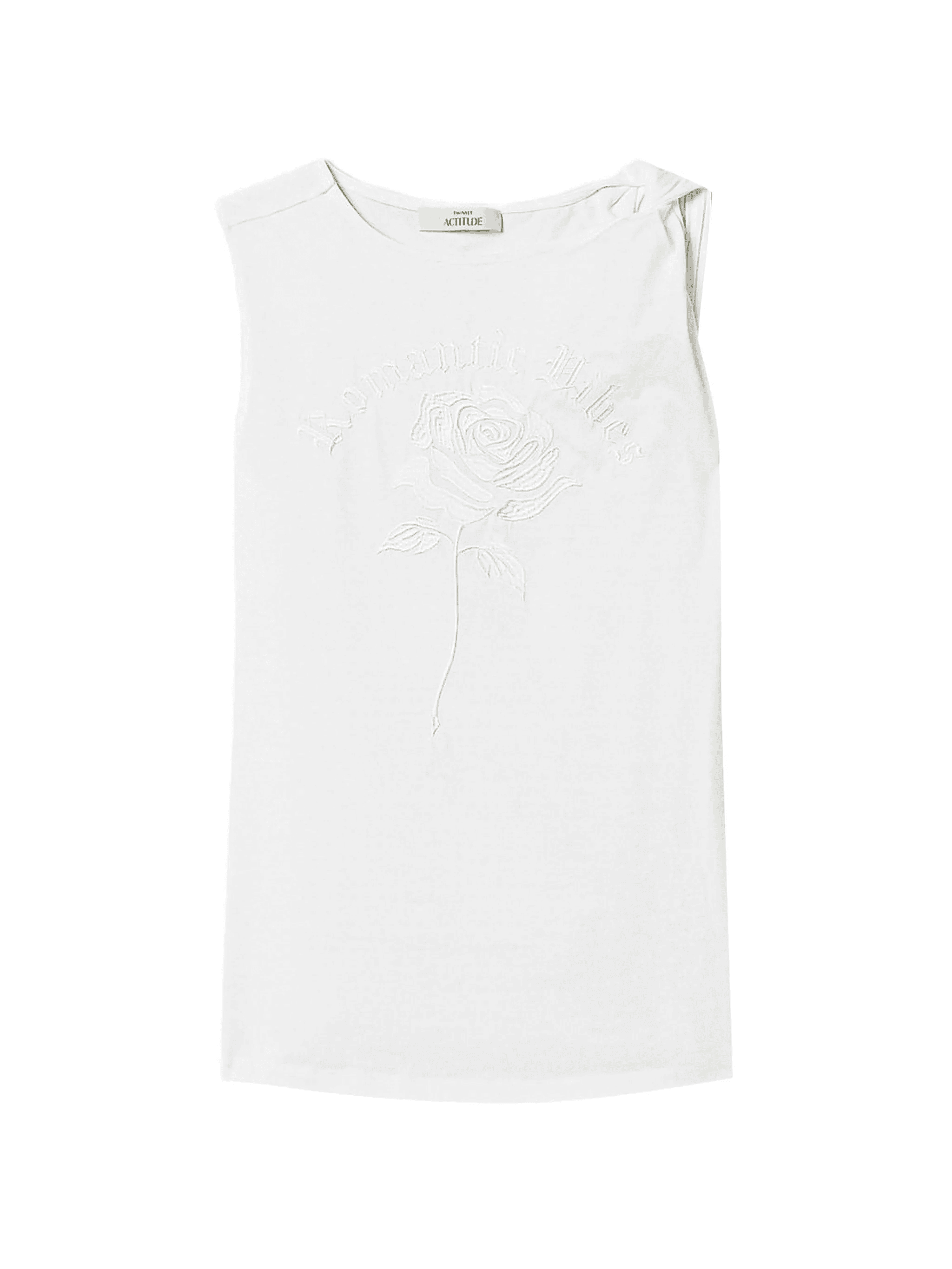 x Myfo floral-embroidered tank top - Image 1