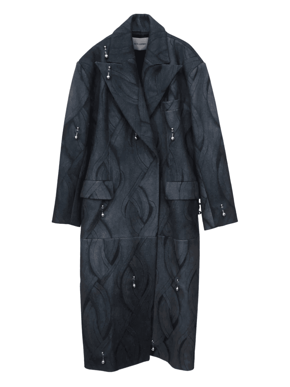 Sofia pierced patterned coat - Image 1