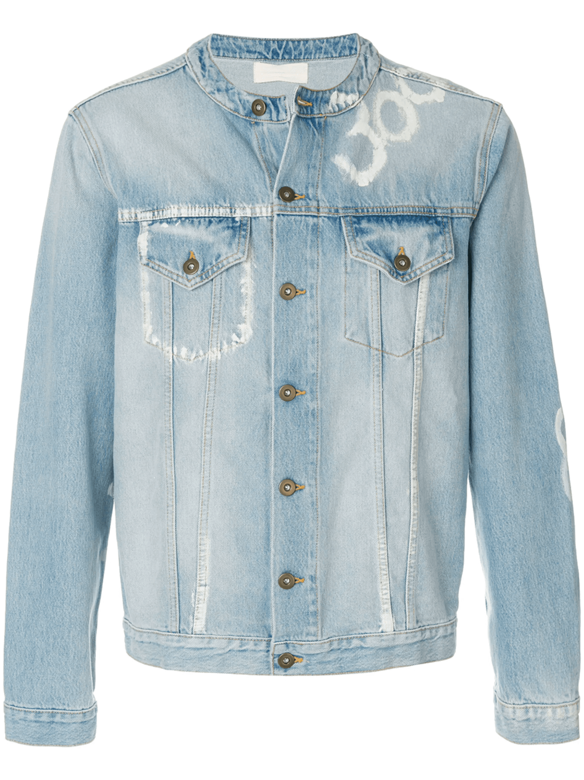 printed denim jacket - Image 1