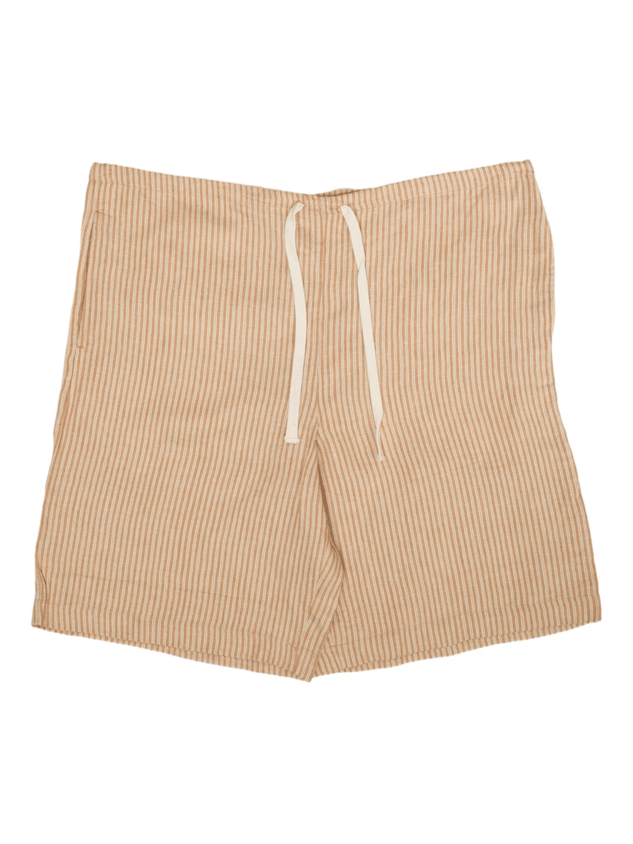 striped drawstring-waist shorts - Image 1