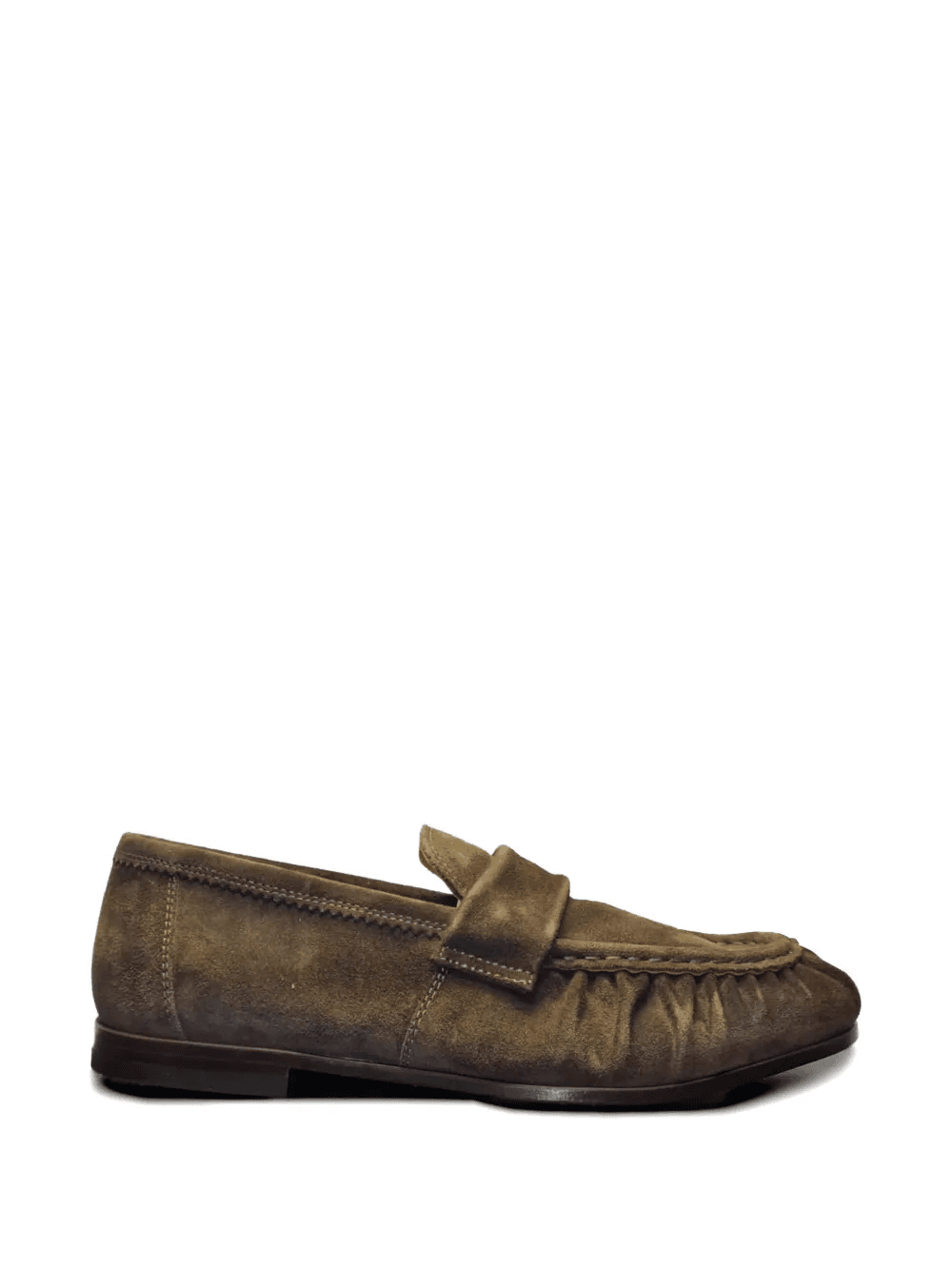 gathered-detail loafers - Image 1