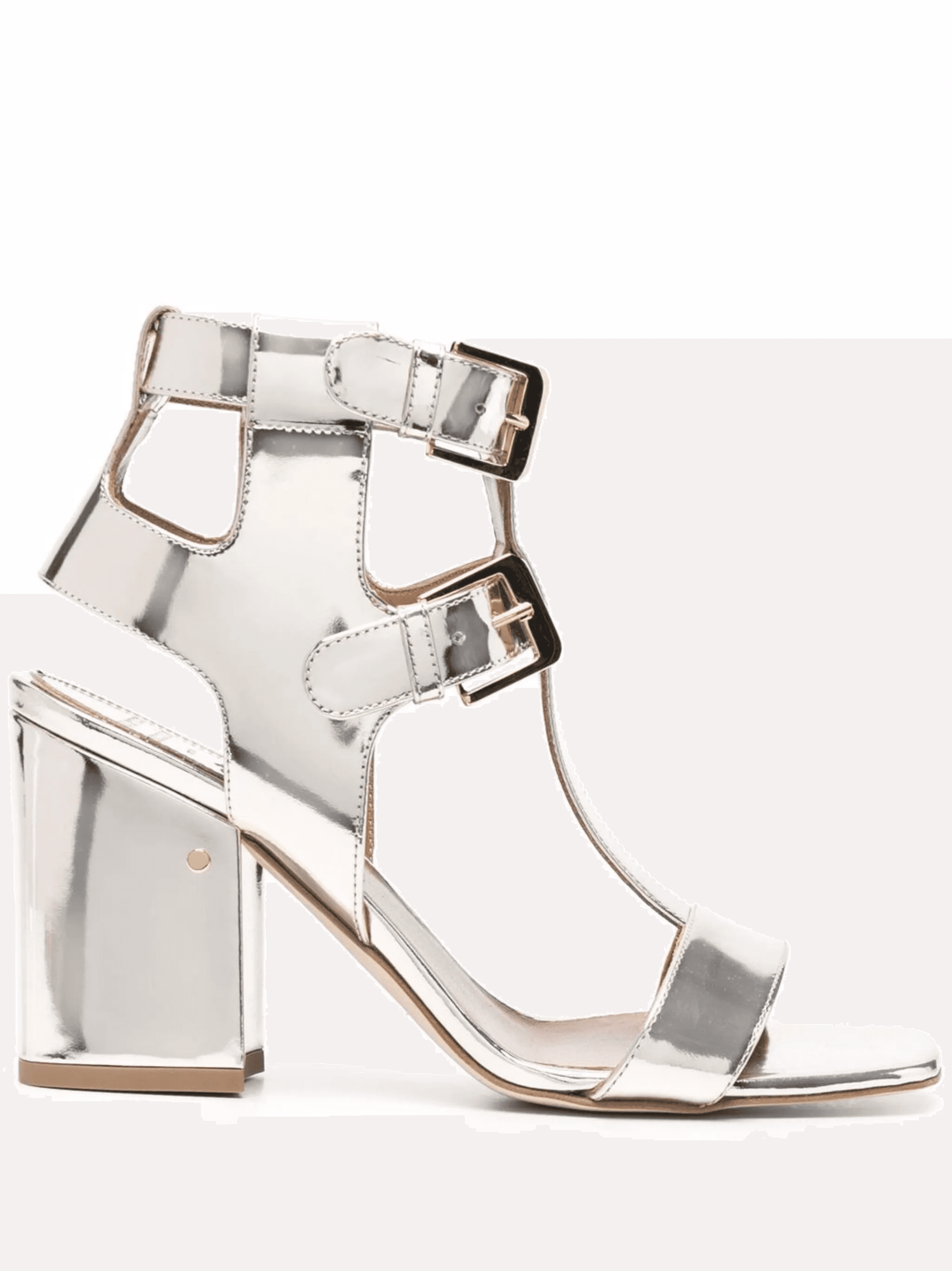Sandra 90mm metallic sandals - Image 1