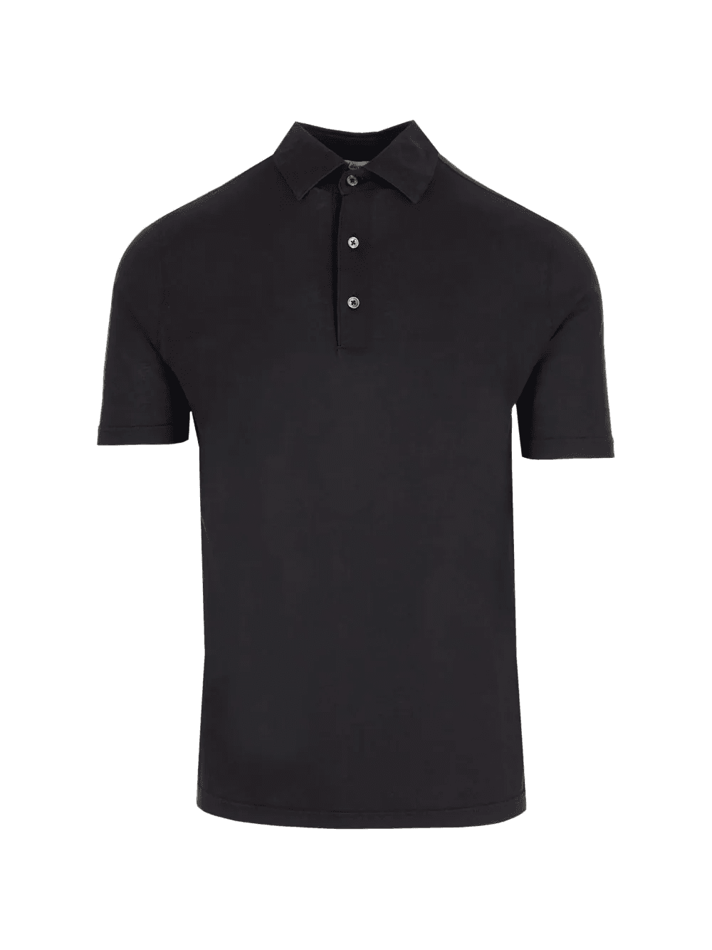 slim-fit cotton polo shirt - Image 1