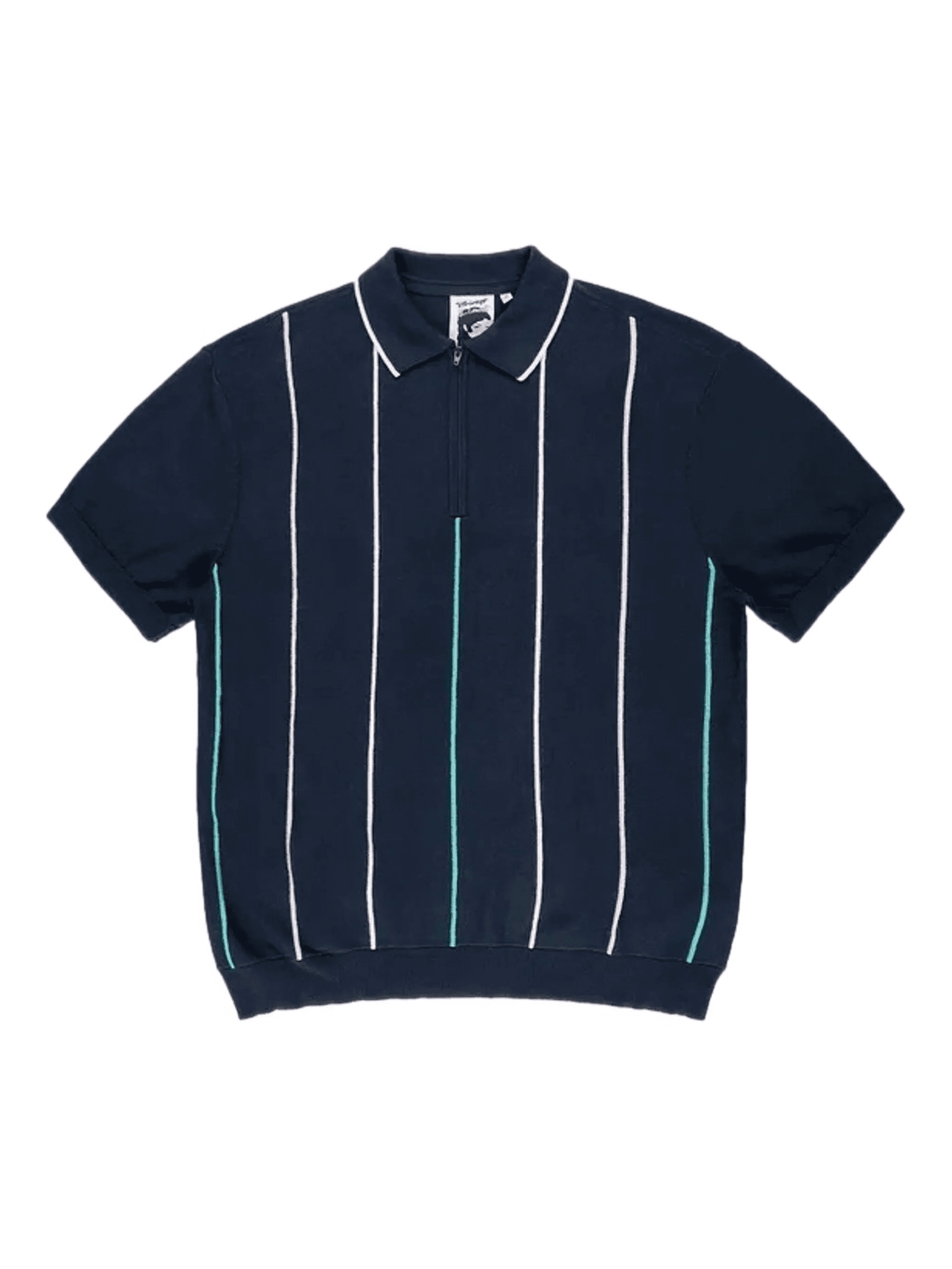 striped-pattern polo shirt - Image 1