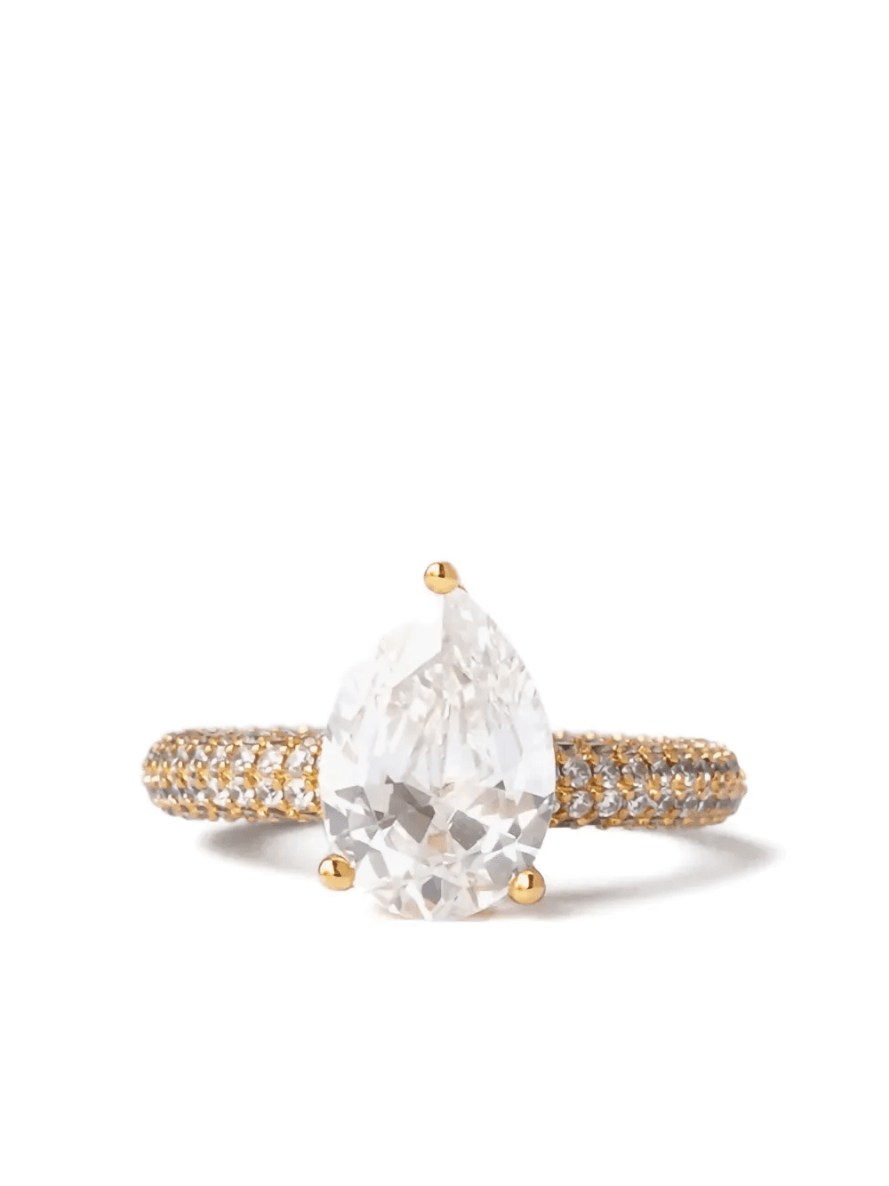 Mega Drop pavé ring - Image 1