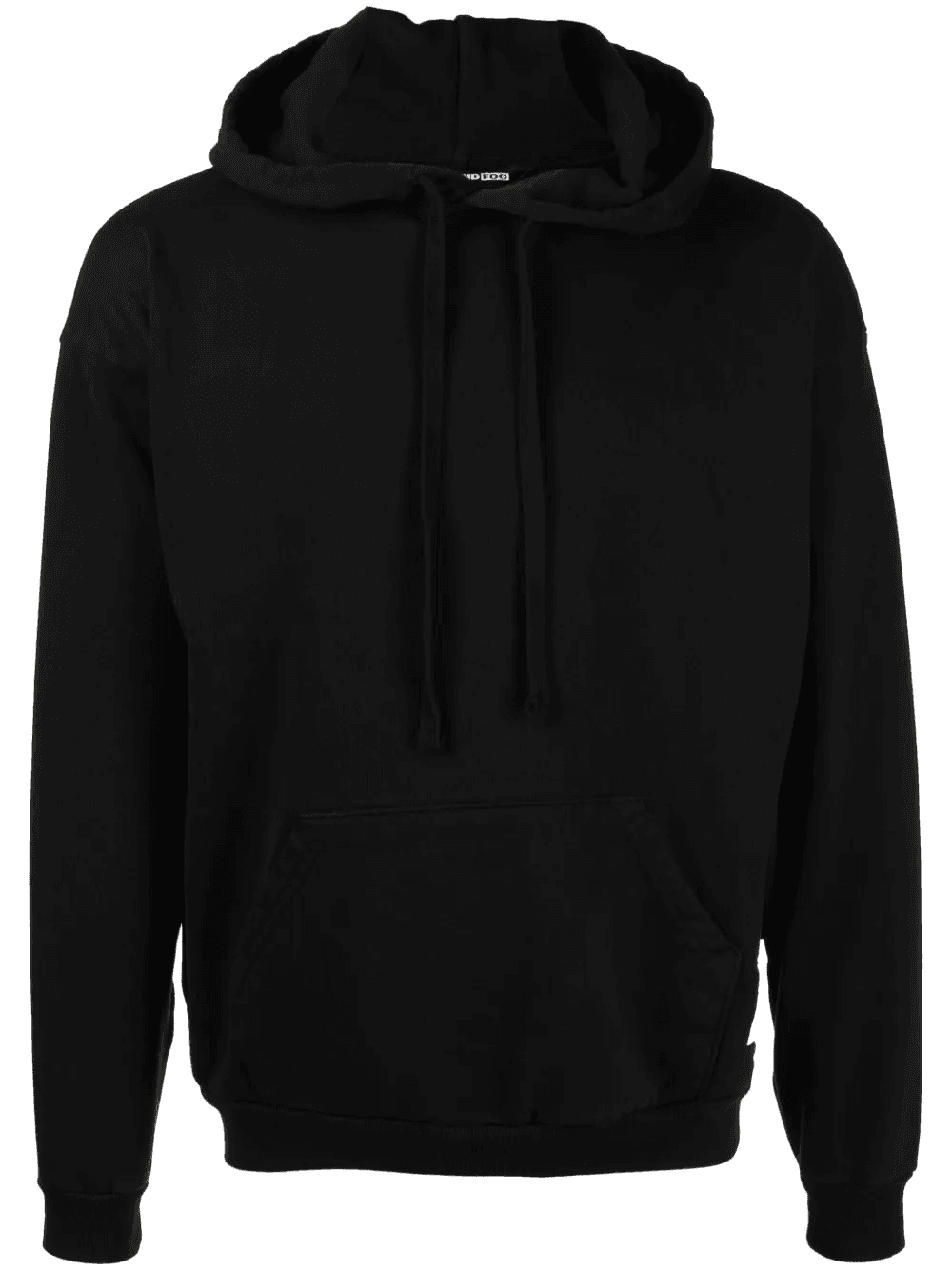 logo-patch drawstring hoodie - Image 1