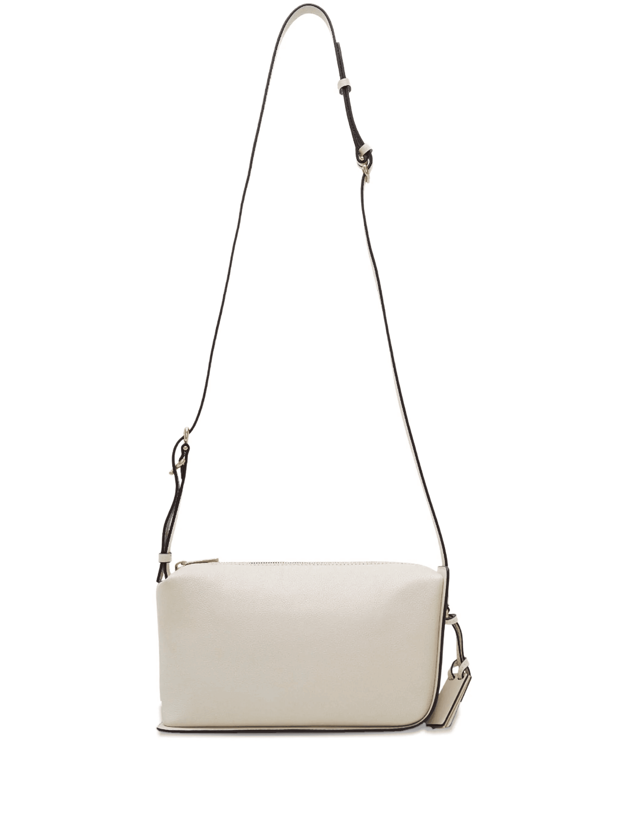 Crescent leather cross body bag - Image 1
