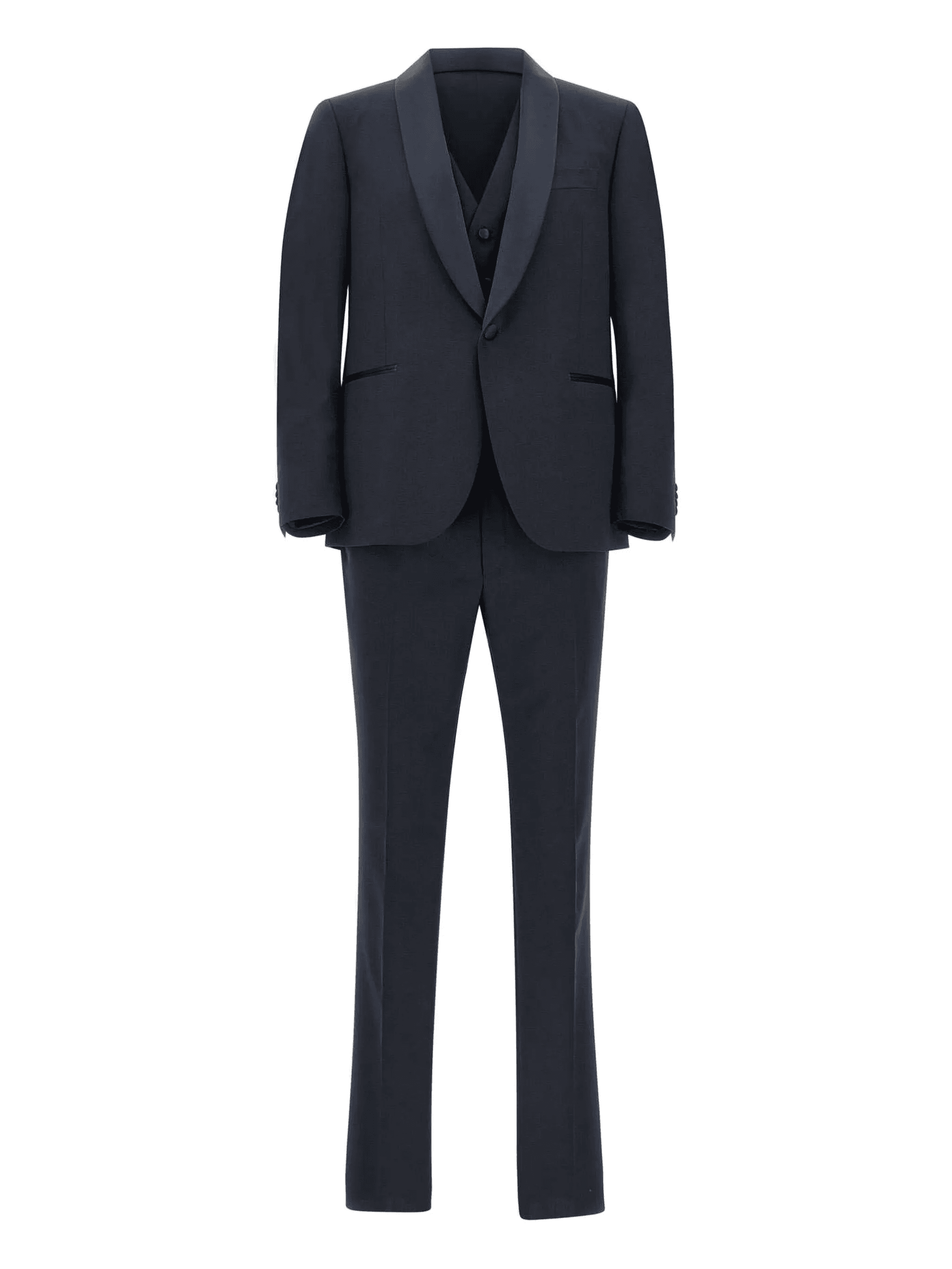 single-breasted three-piece suit - Image 1