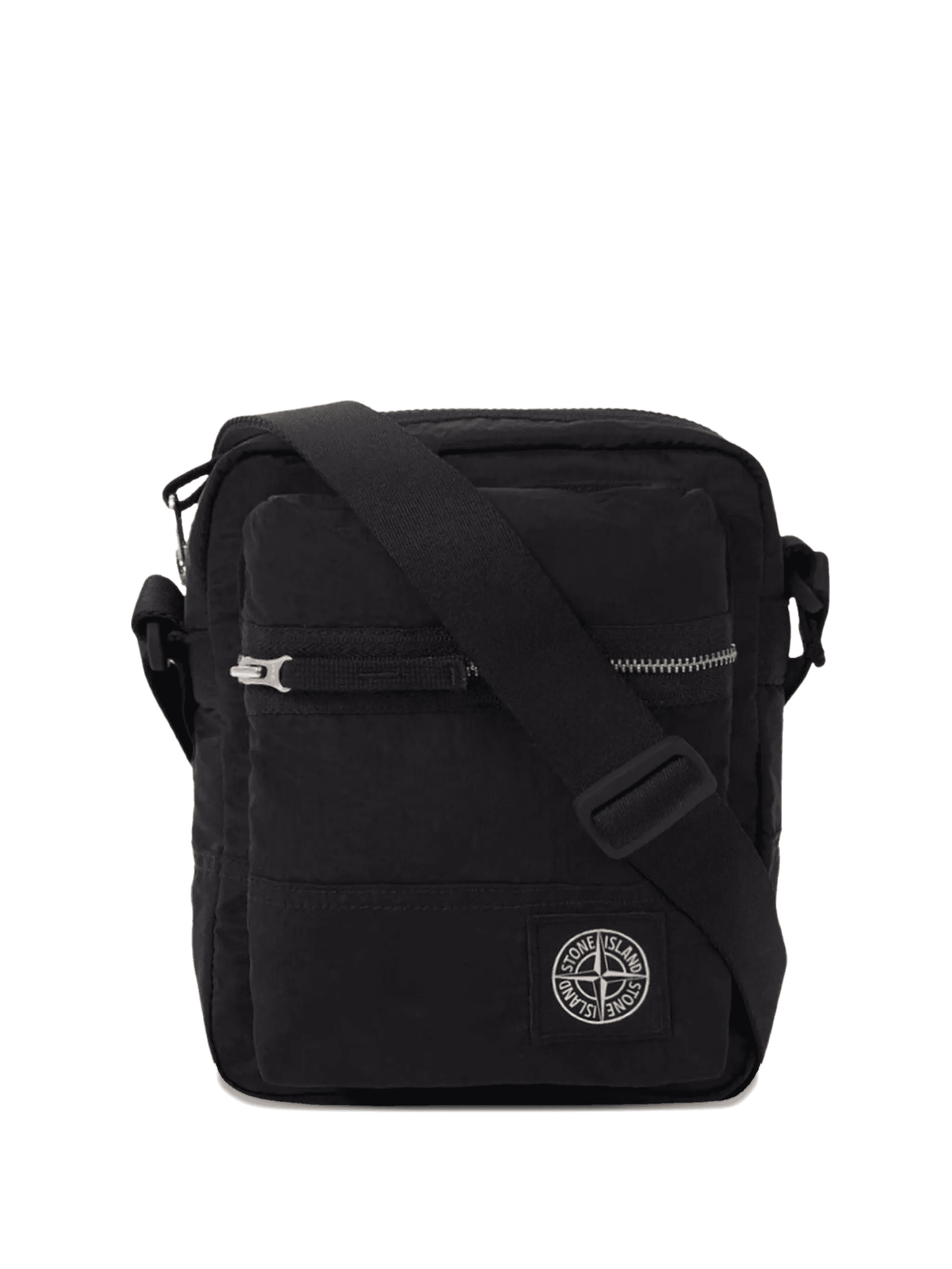 Compass logo-patch messenger bag - Image 1