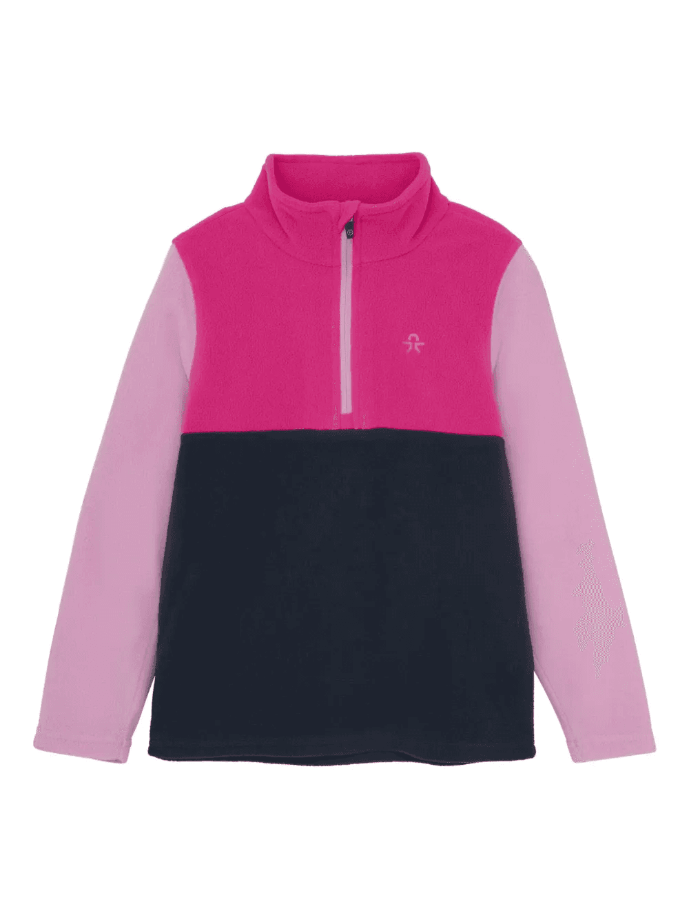 colour-block fleece pullover - Image 1