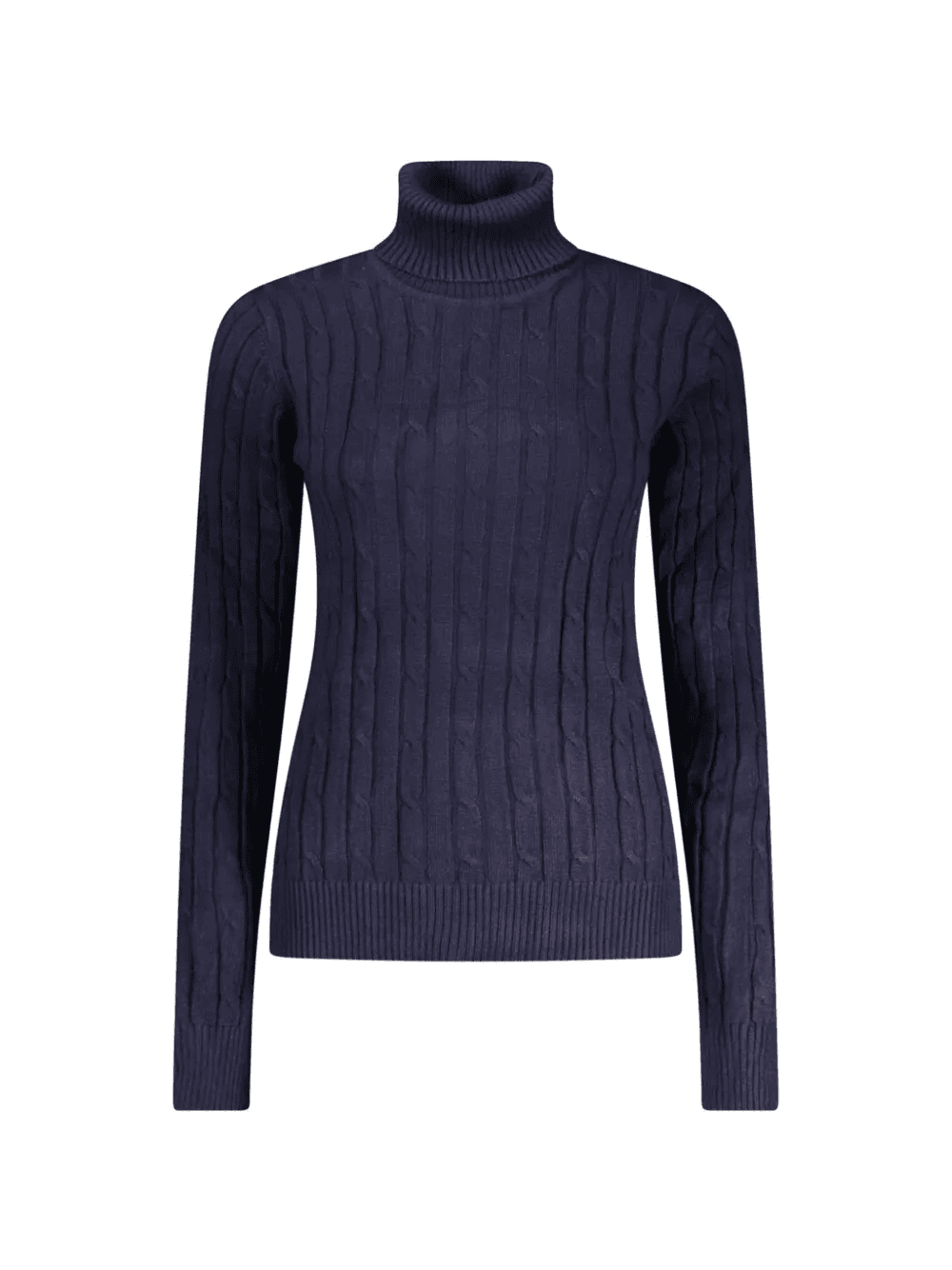cable-knit roll-neck sweater - Image 1