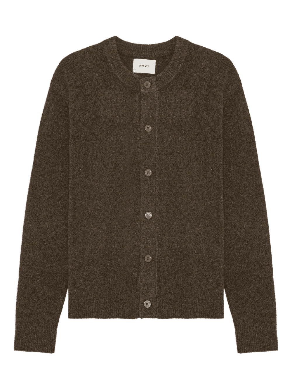 button-front wool cardigan - Image 1