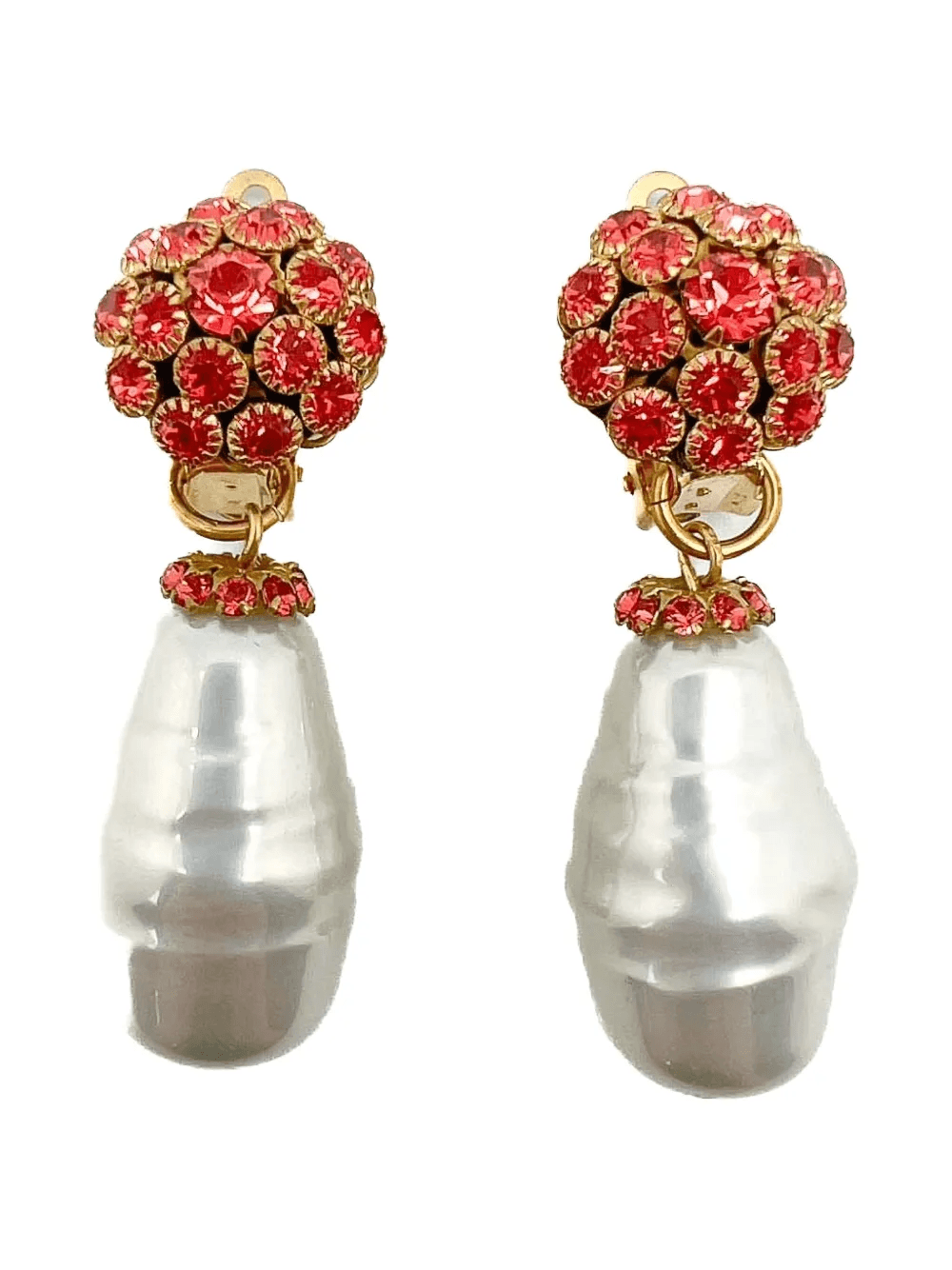 crystal-embellished earrings - Image 1