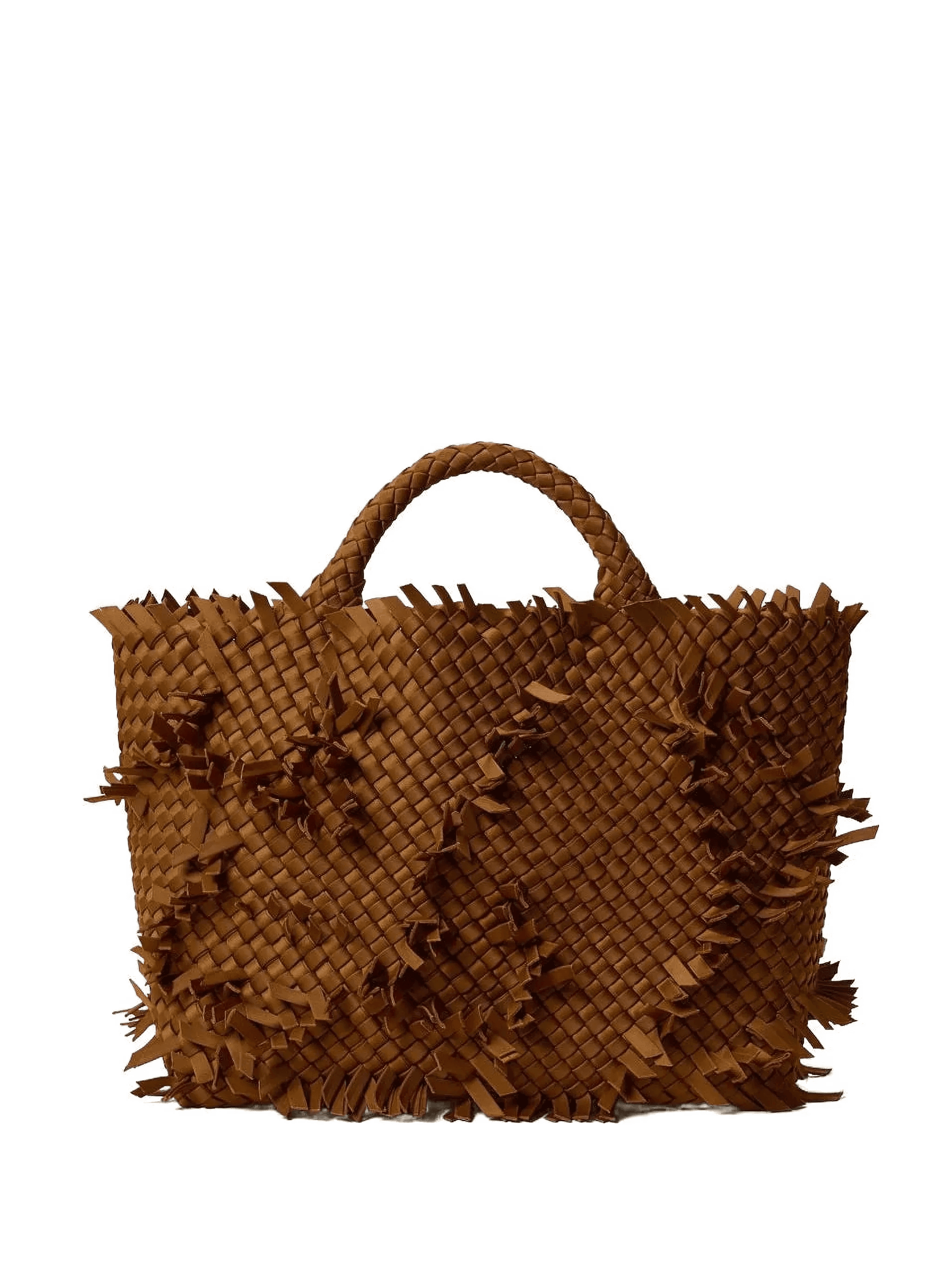 St. Barths woven-design fringed-detail tote - Image 1