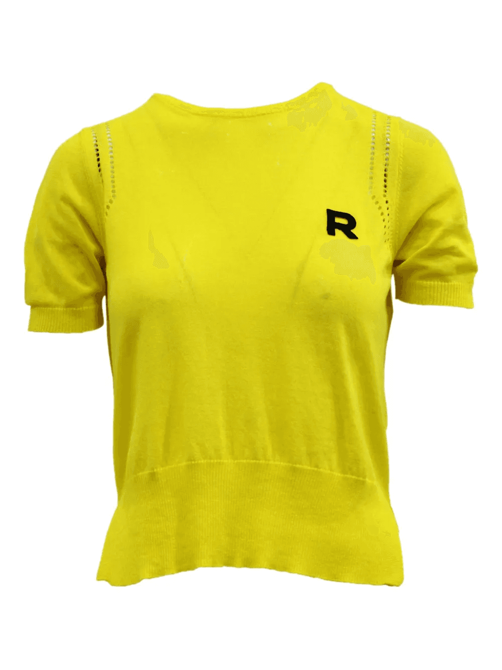 knitted logo-patch top - Image 1