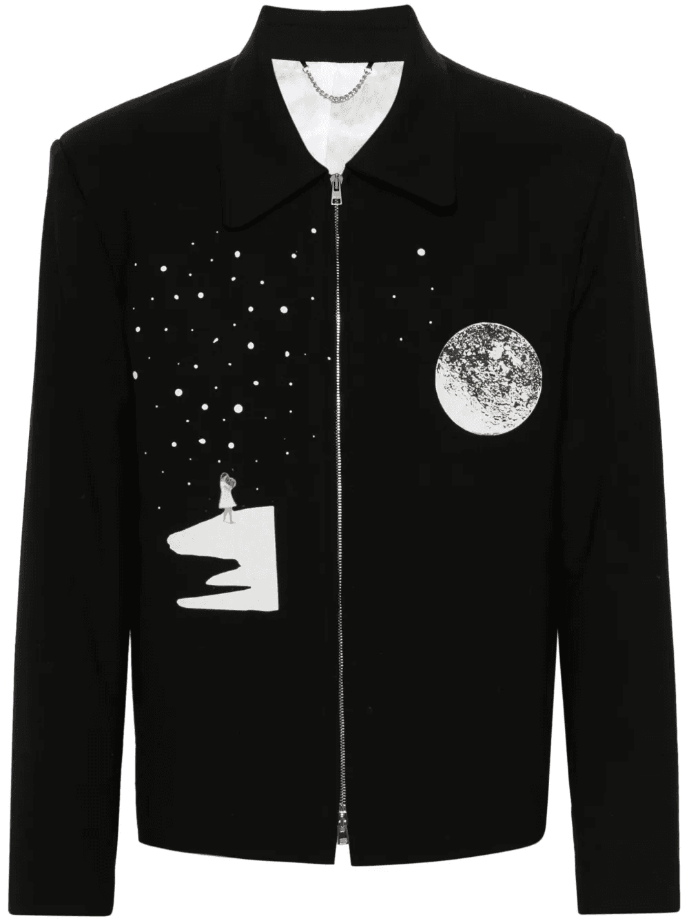 x Tom Hammick Dreamers illustration-print shirt jacket - Image 1