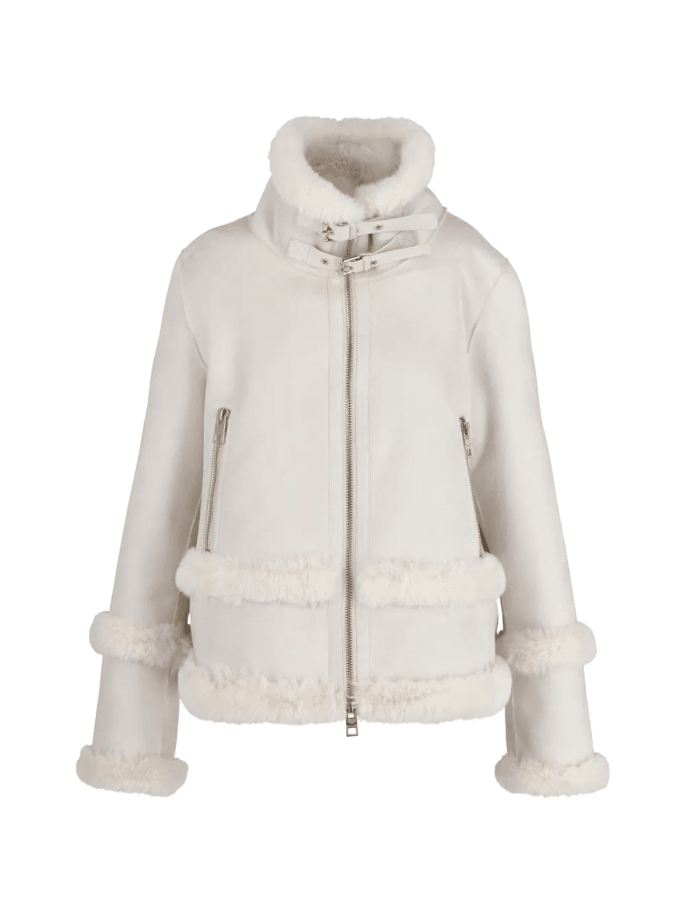 sheepskin buckle jacket - Image 1