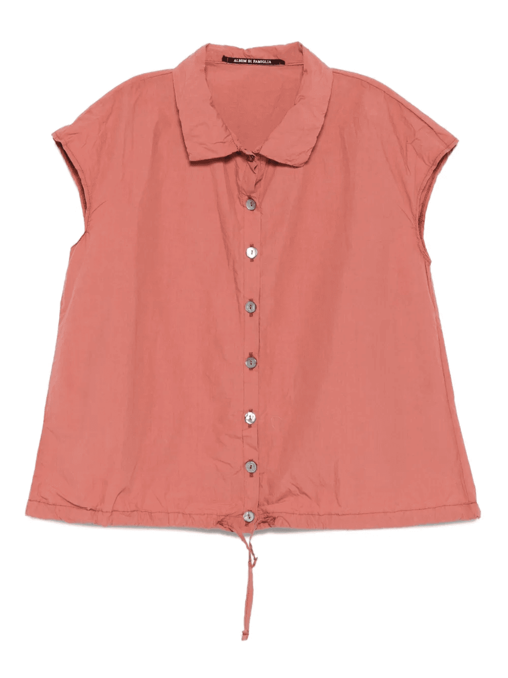 button-up drawstring shirt - Image 1