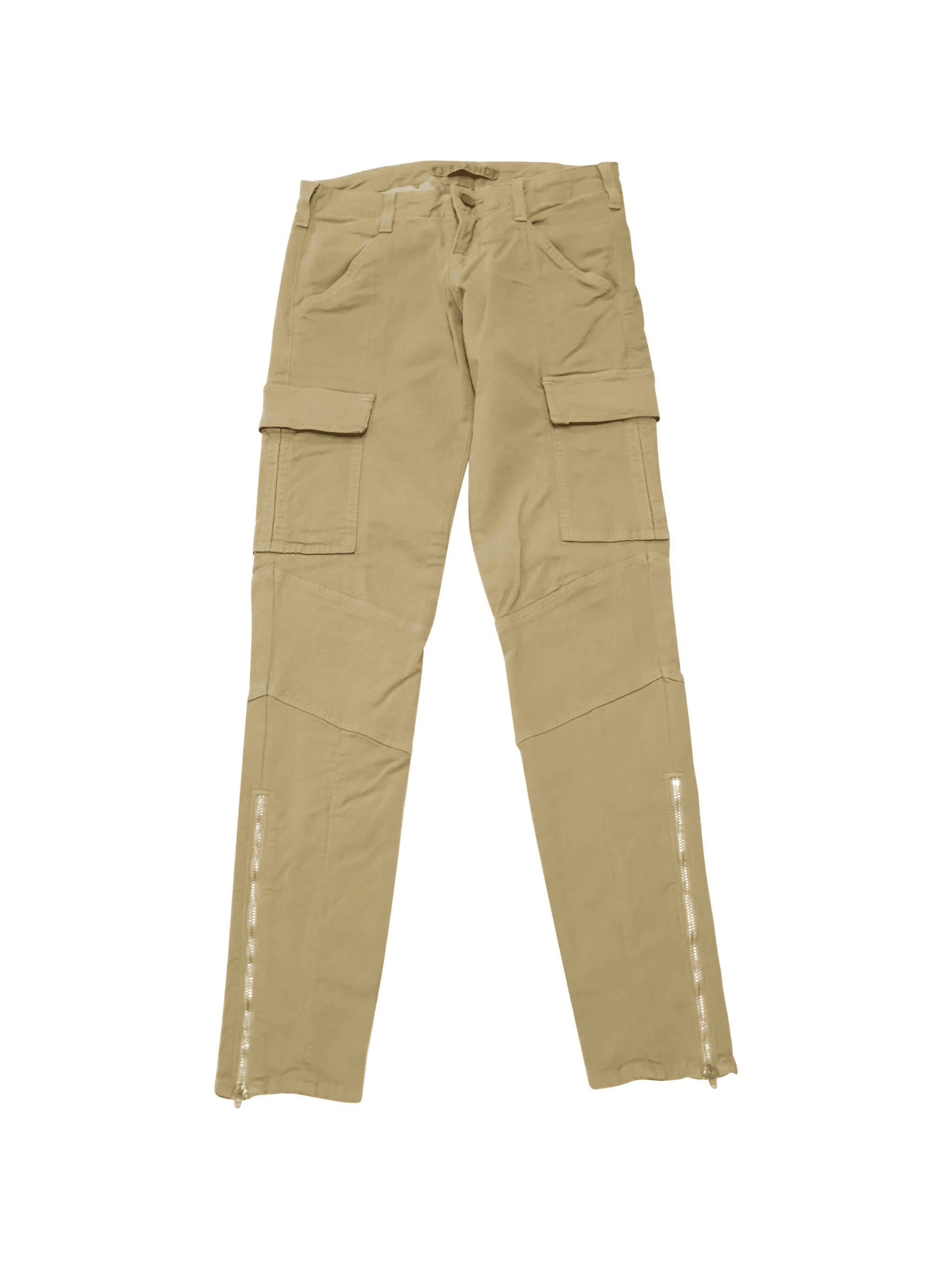 zipper cargo pants - Image 1