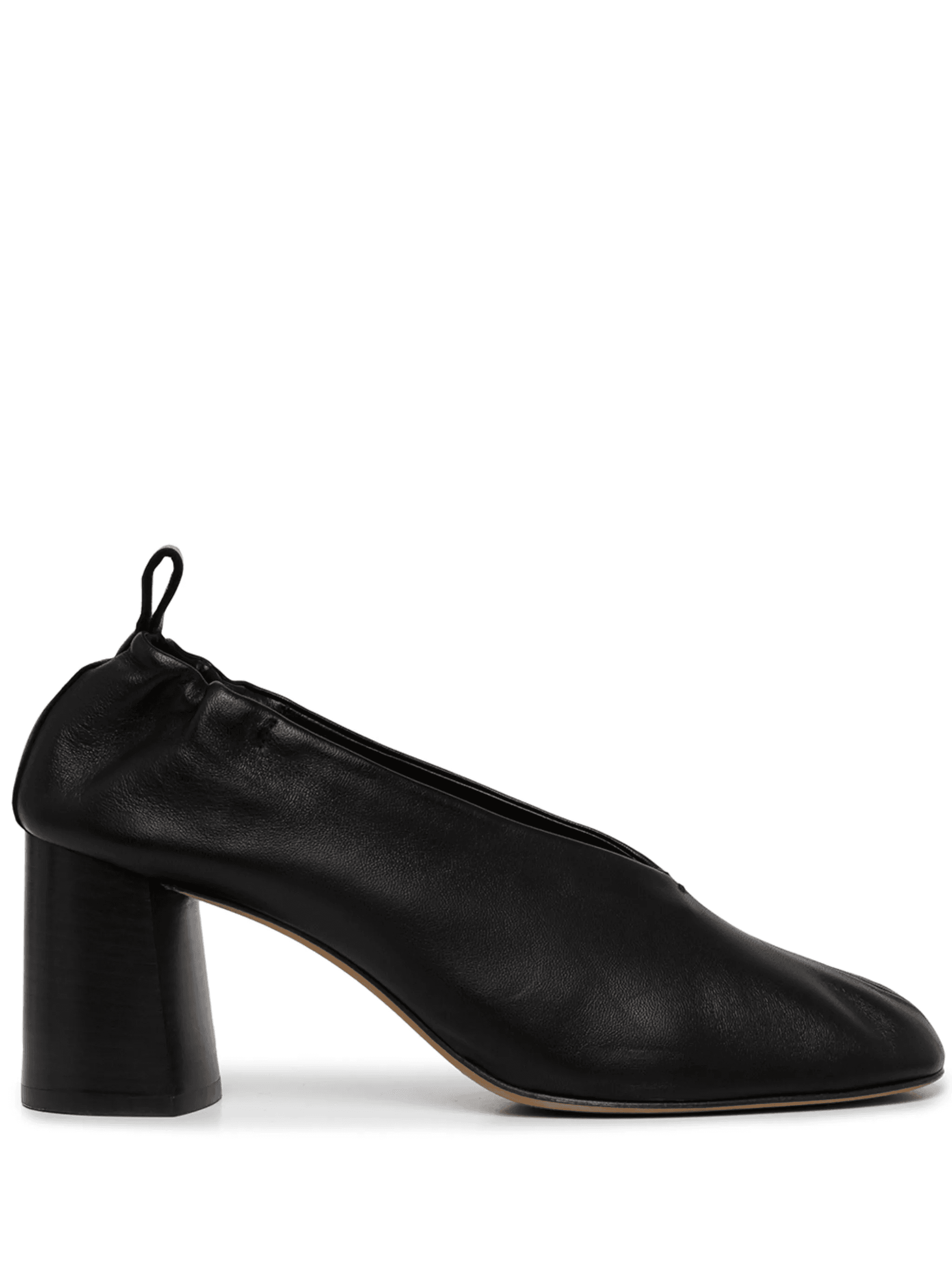 Nadia elasticated leather pumps - Image 1