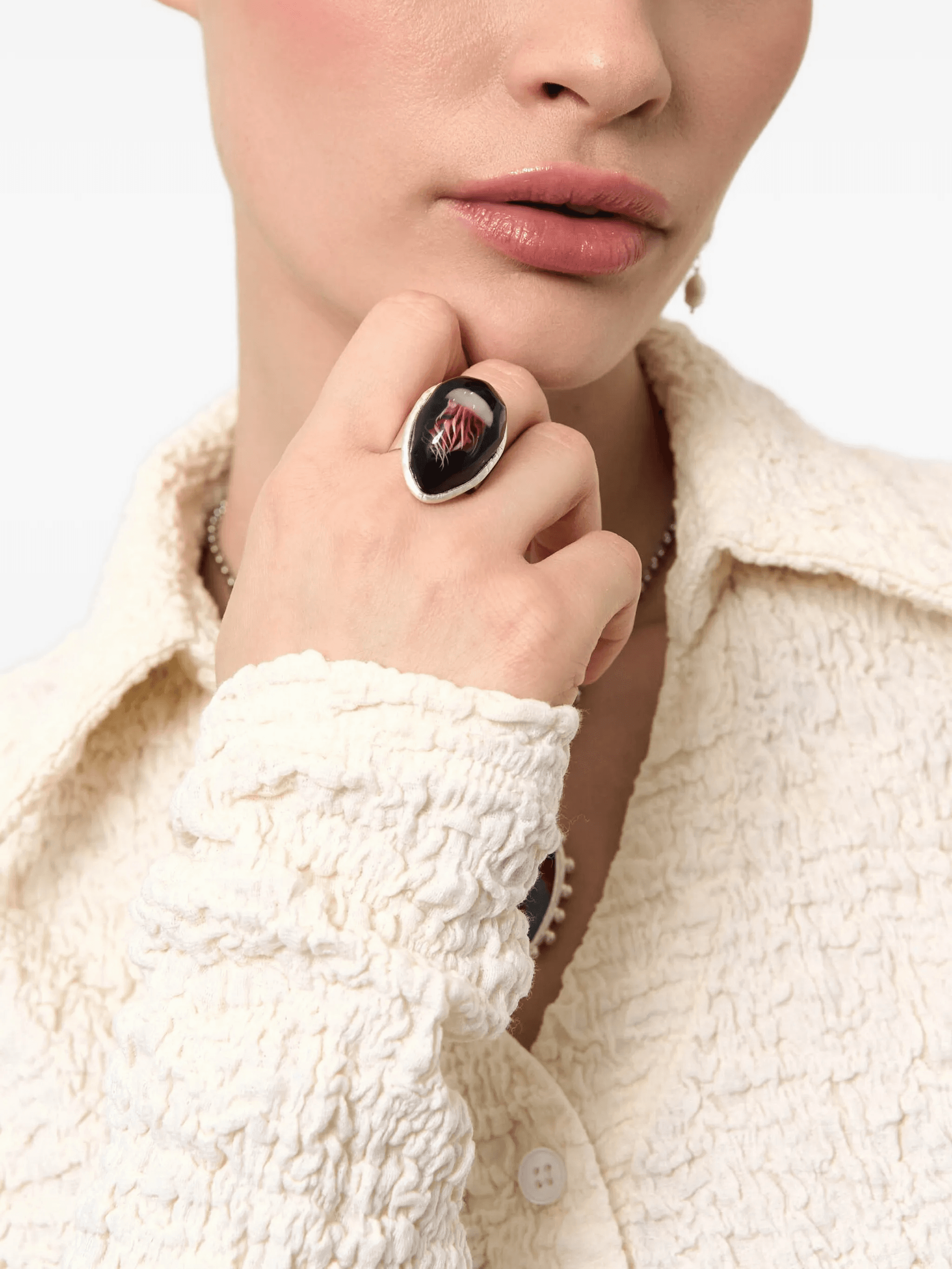 jellyfish-motif ring - Image 1