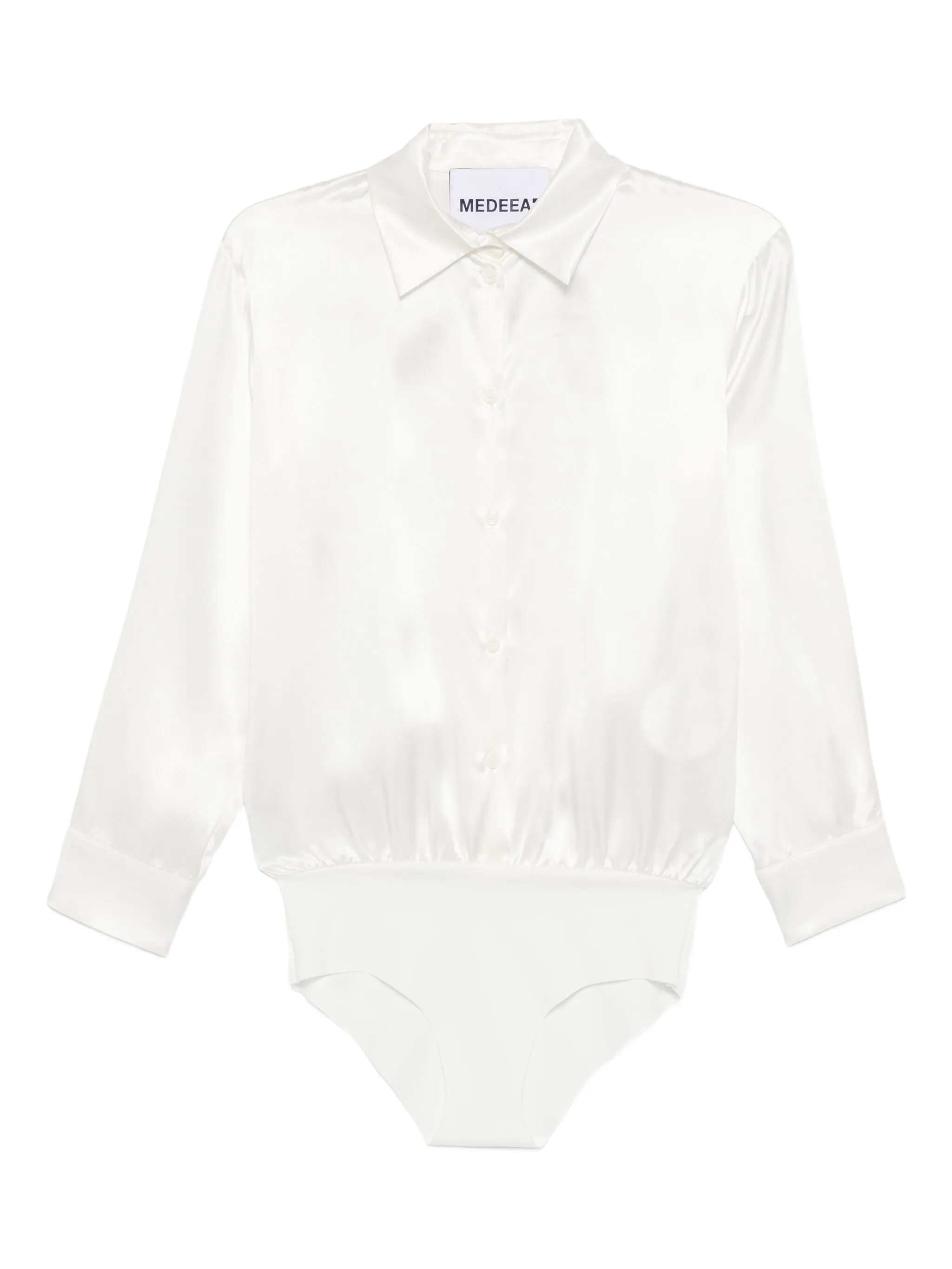 button-up silk shirt - Image 1