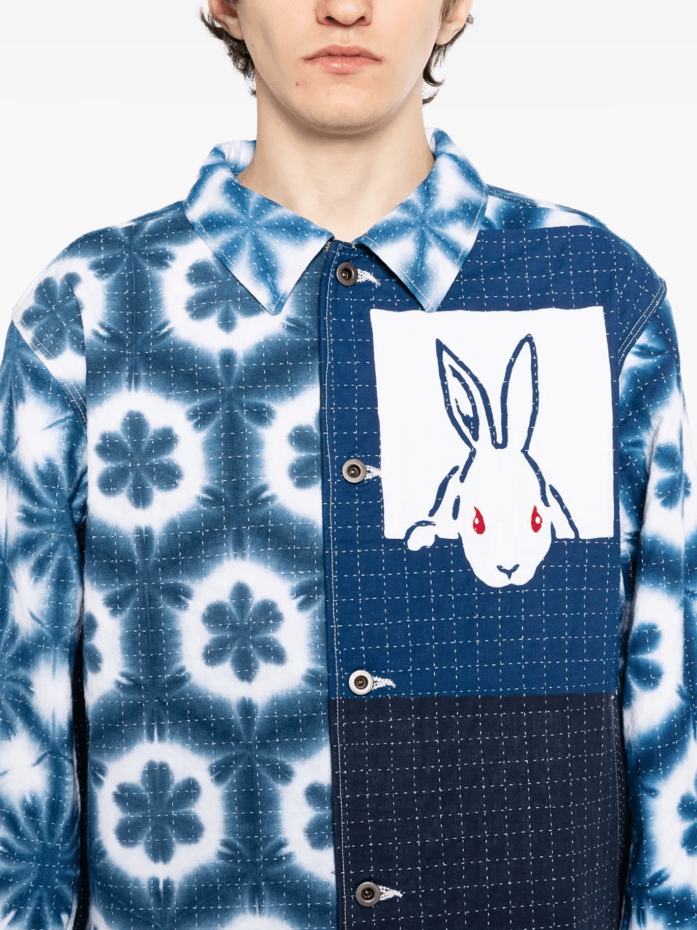 tie-dye shirt jacket - Image 1