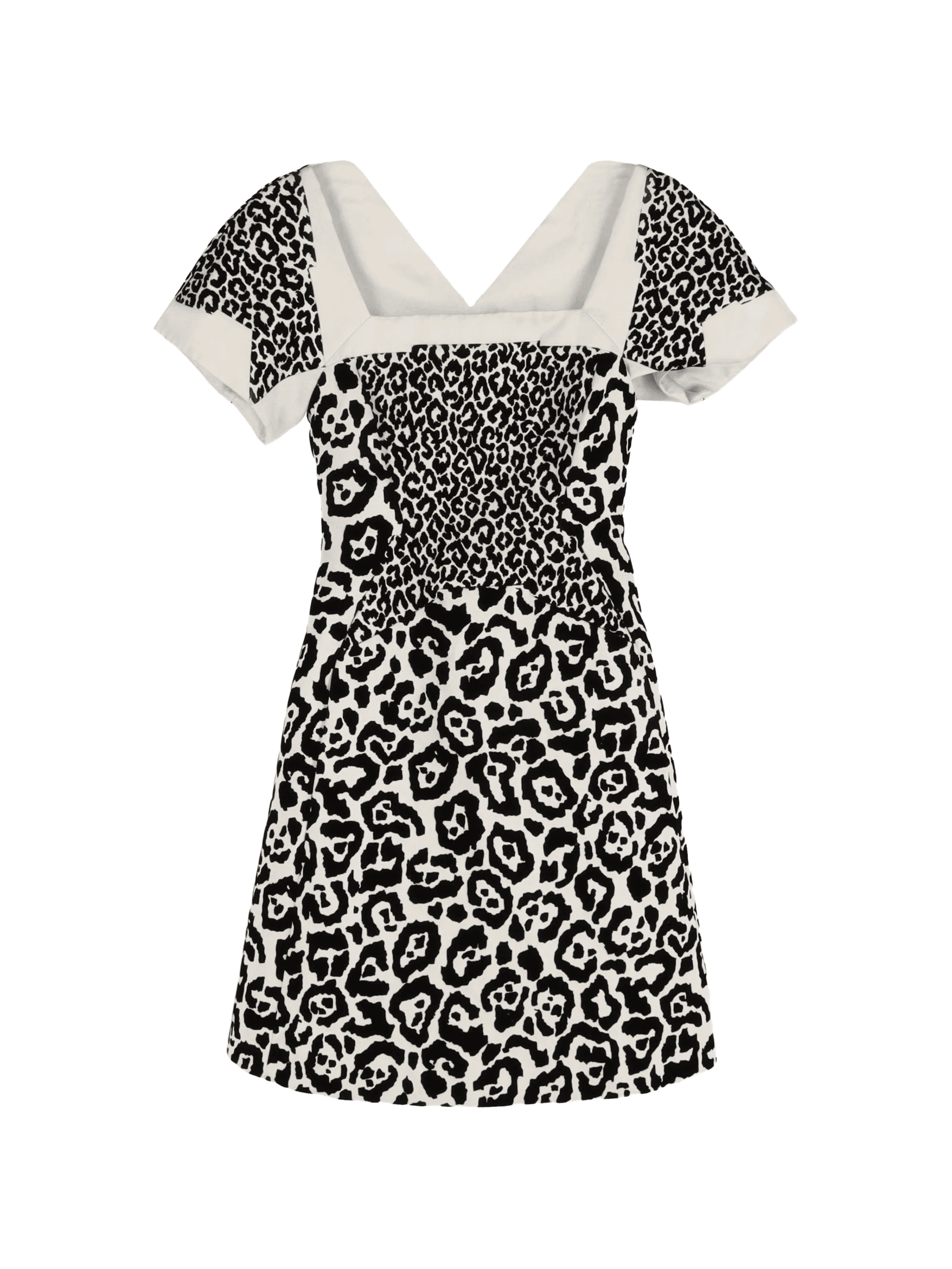 leopard-print mini dress - Image 1