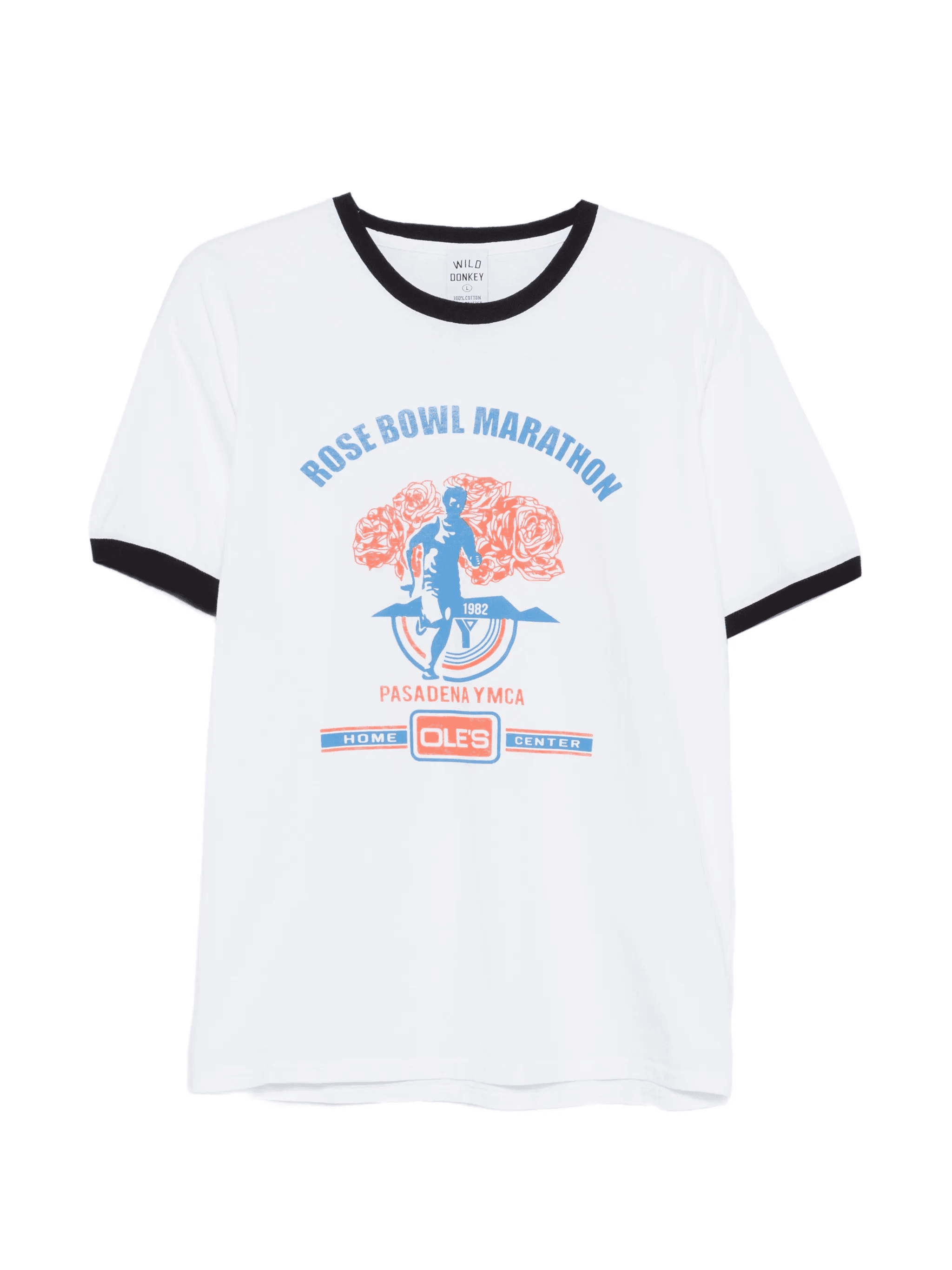 print crew-neck T-shirt - Image 1