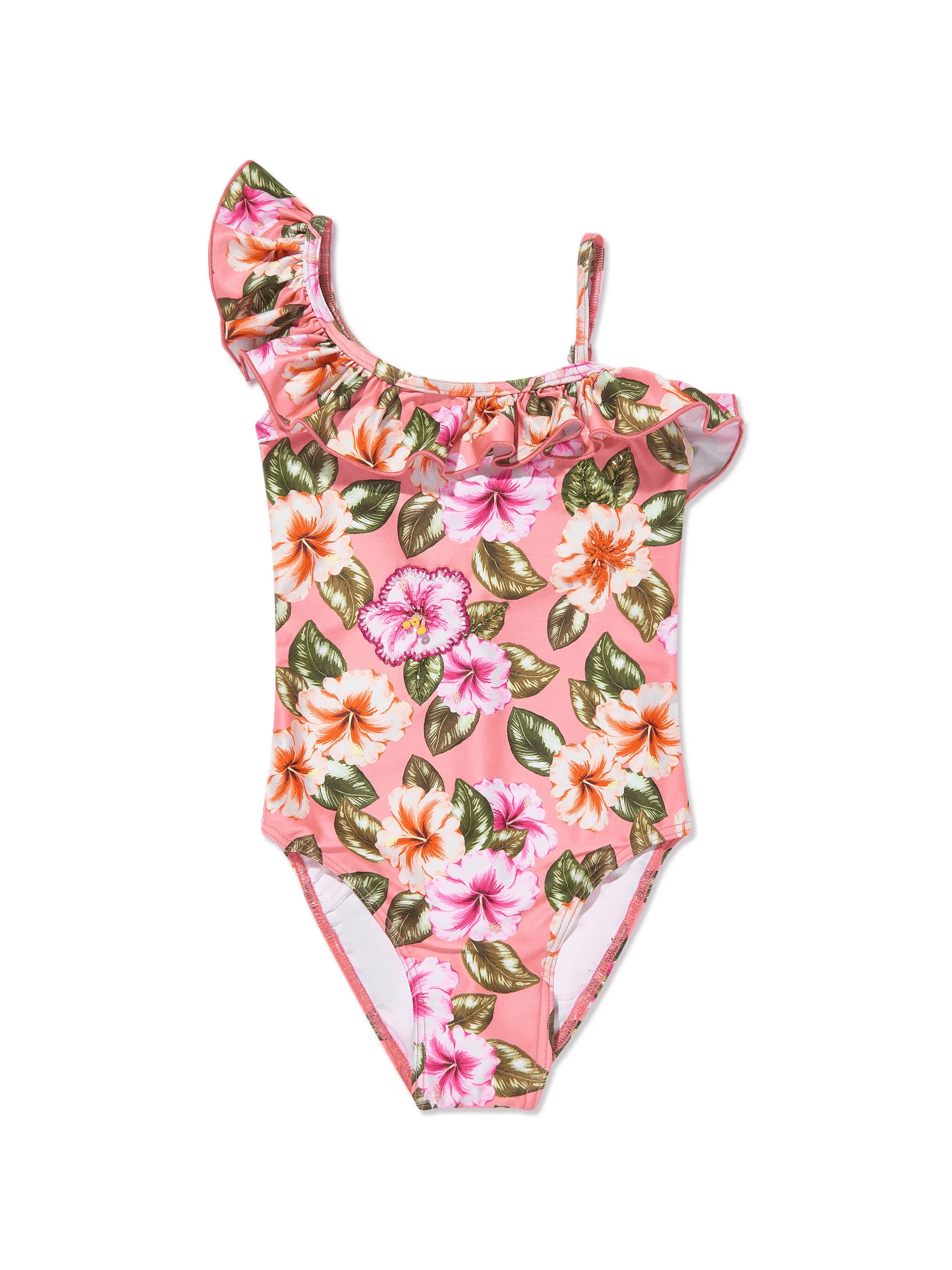 floral-print swimsuit - Image 1