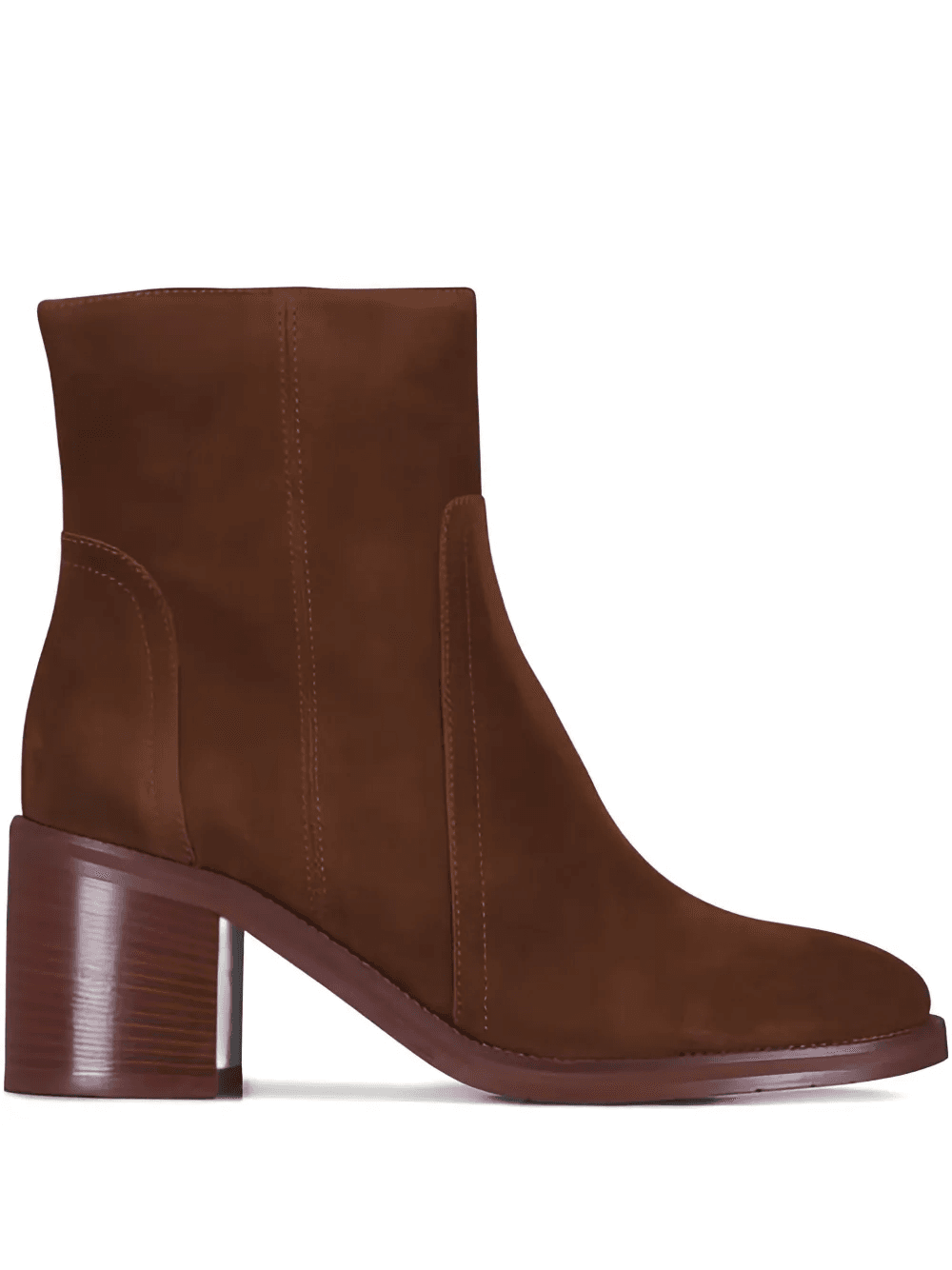 panelled block-heel ankle boots - Image 1
