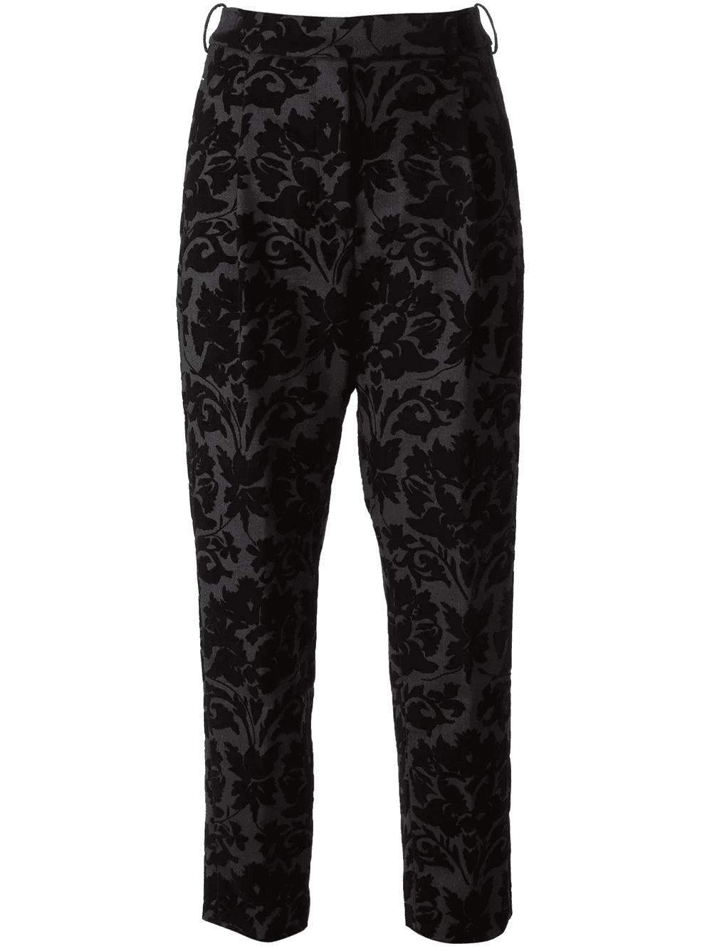 baroque devoré pattern trousers - Image 1