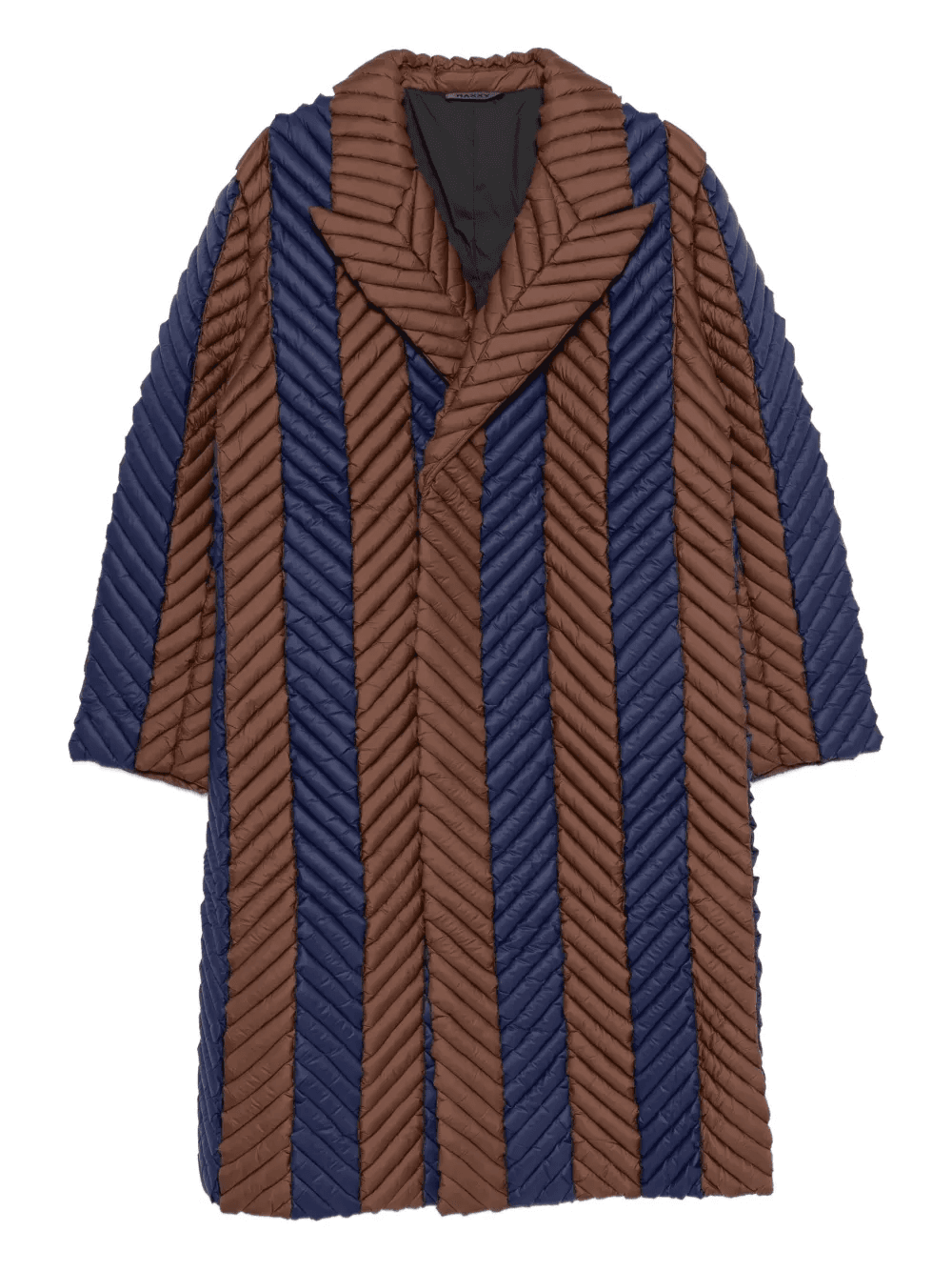 herringbone-quilted coat - Image 1