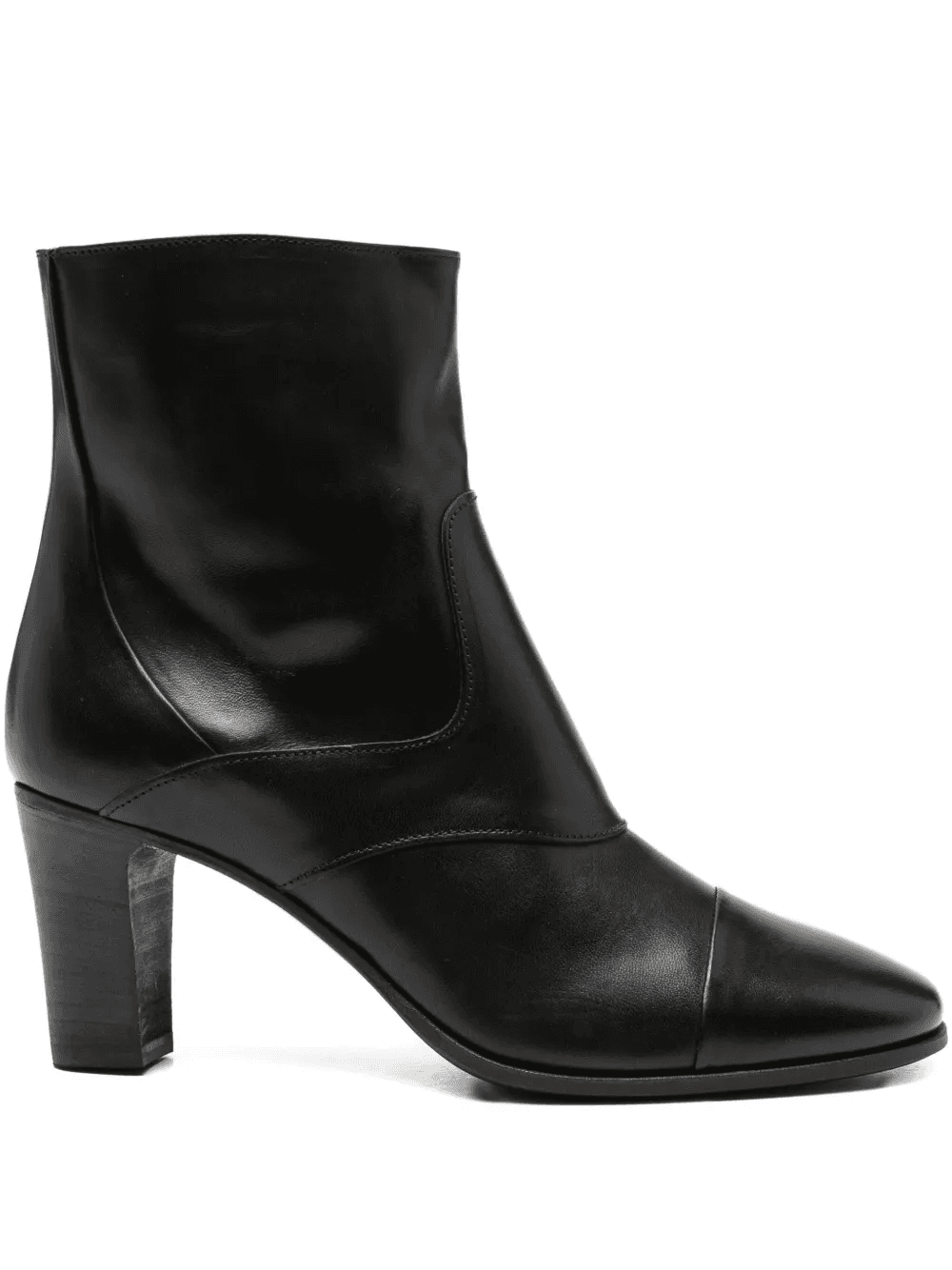 leather zip-fastening boots - Image 1