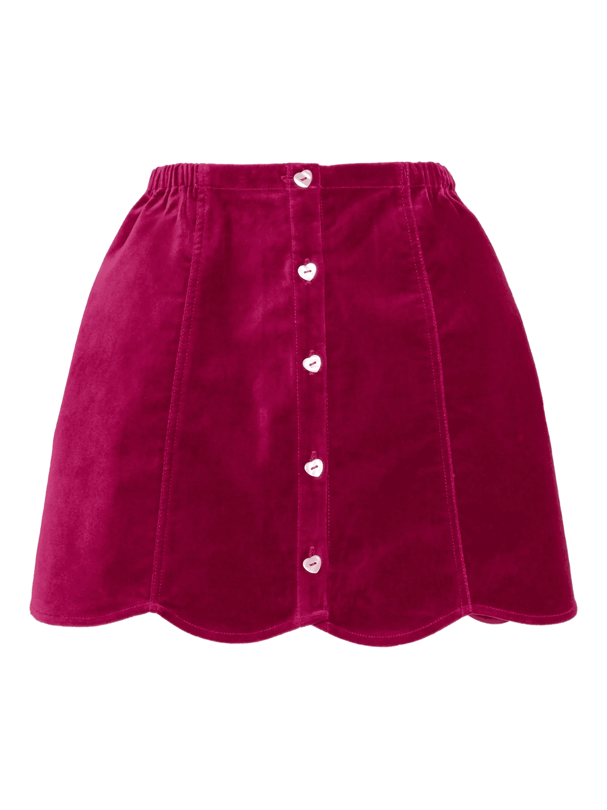 scalloped buttoned skirt - Image 1