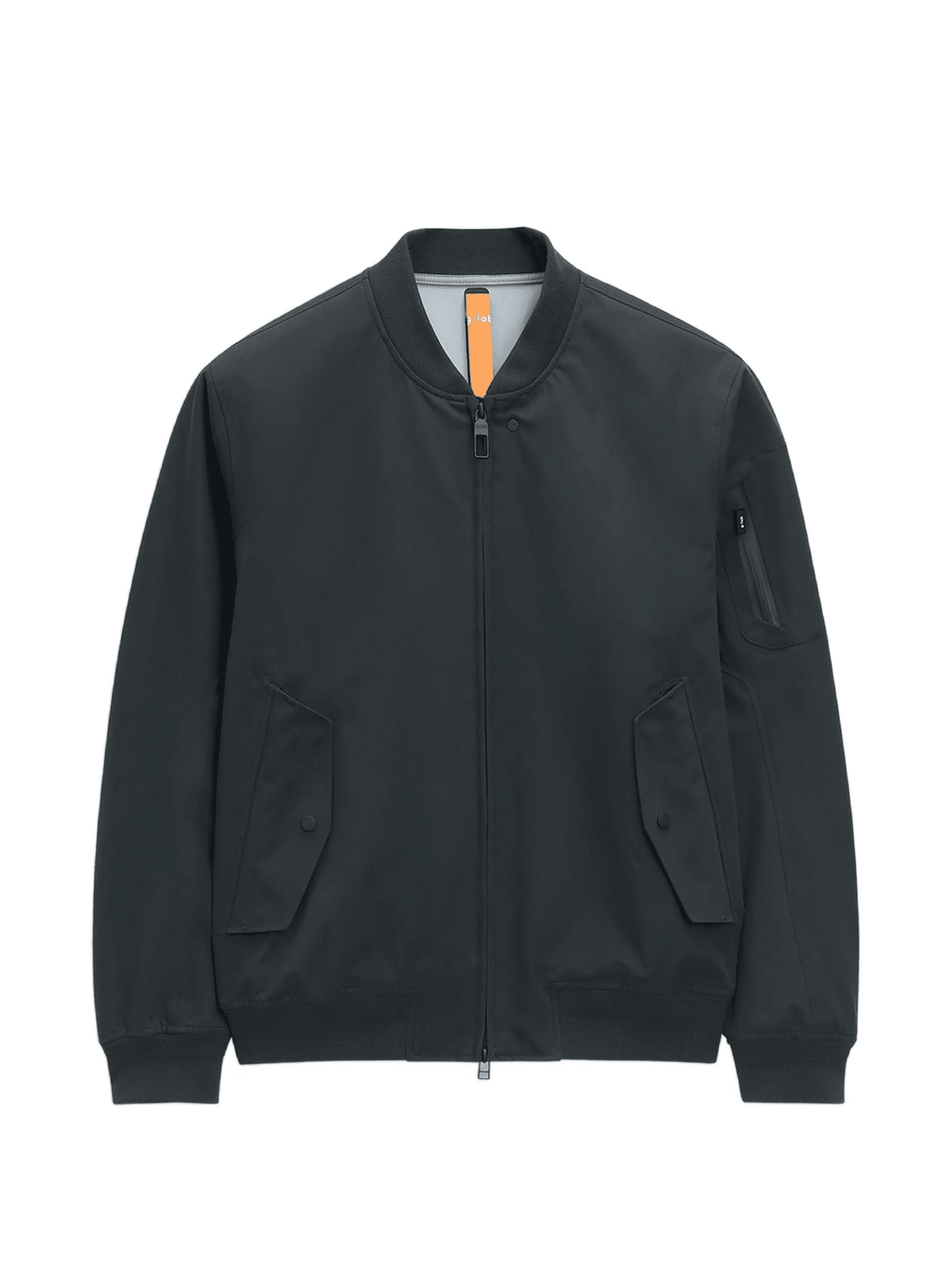 Flap zipped bomber jacket - Image 1